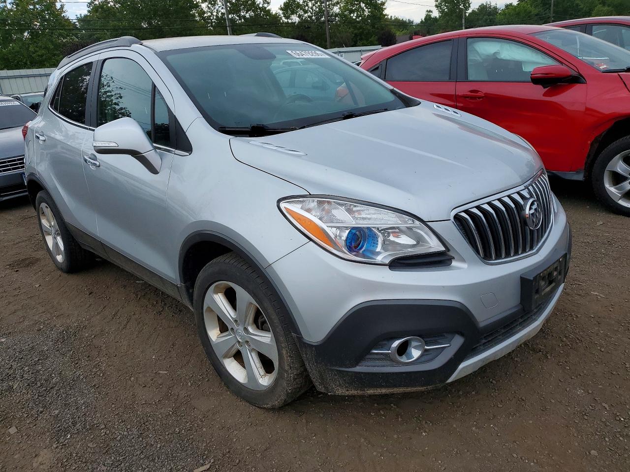 2015 Buick Encore Convenience Silver vin: KL4CJFSB4FB048040