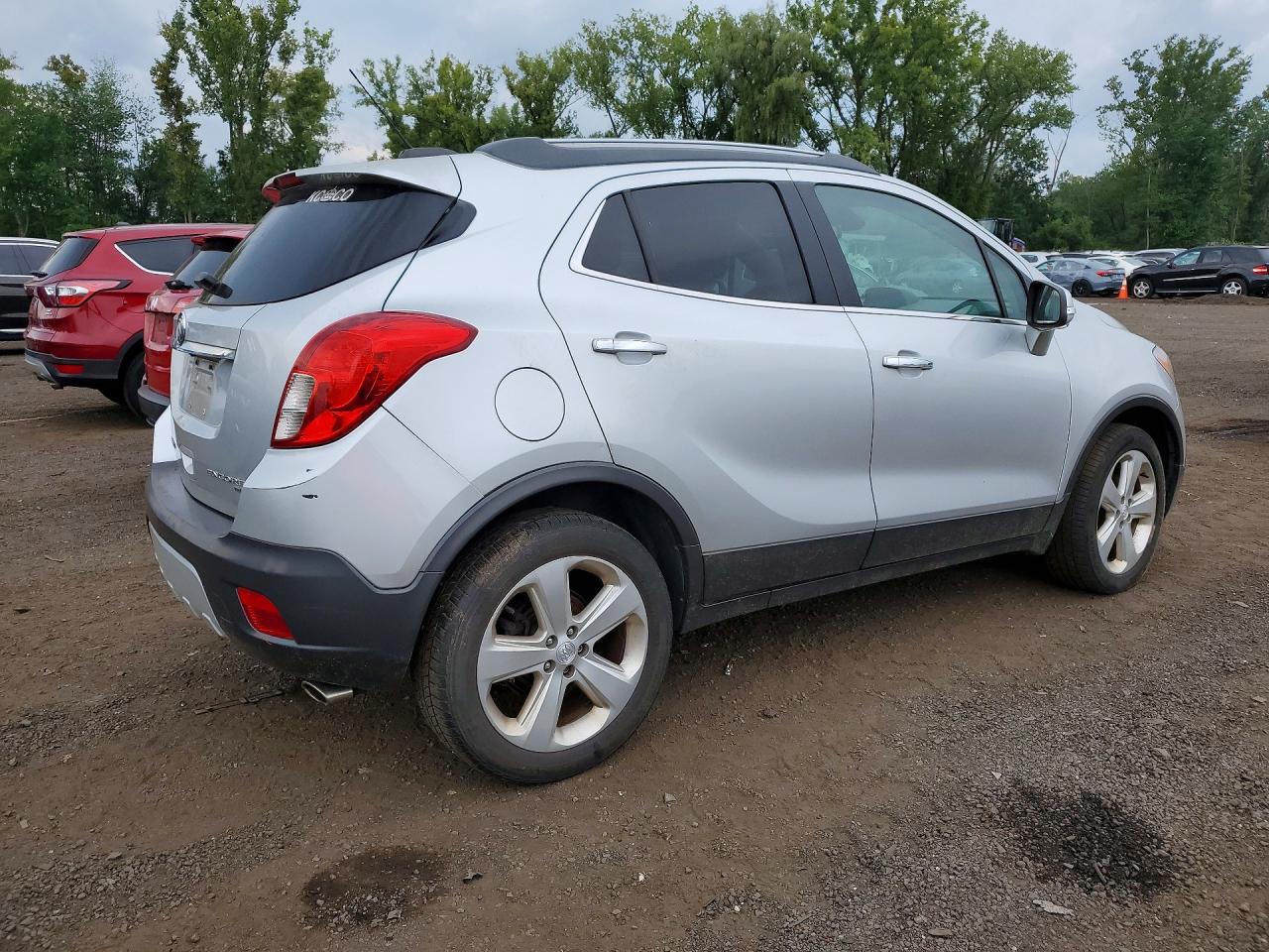 2015 Buick Encore Convenience Silver vin: KL4CJFSB4FB048040