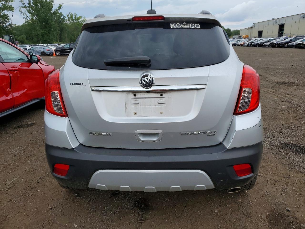 2015 Buick Encore Convenience Silver vin: KL4CJFSB4FB048040