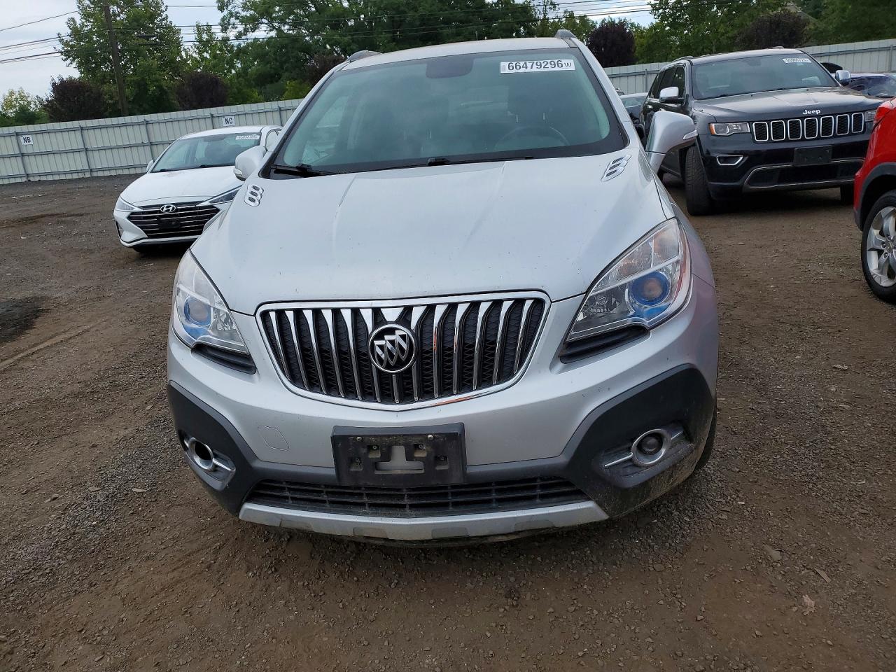 2015 Buick Encore Convenience Silver vin: KL4CJFSB4FB048040