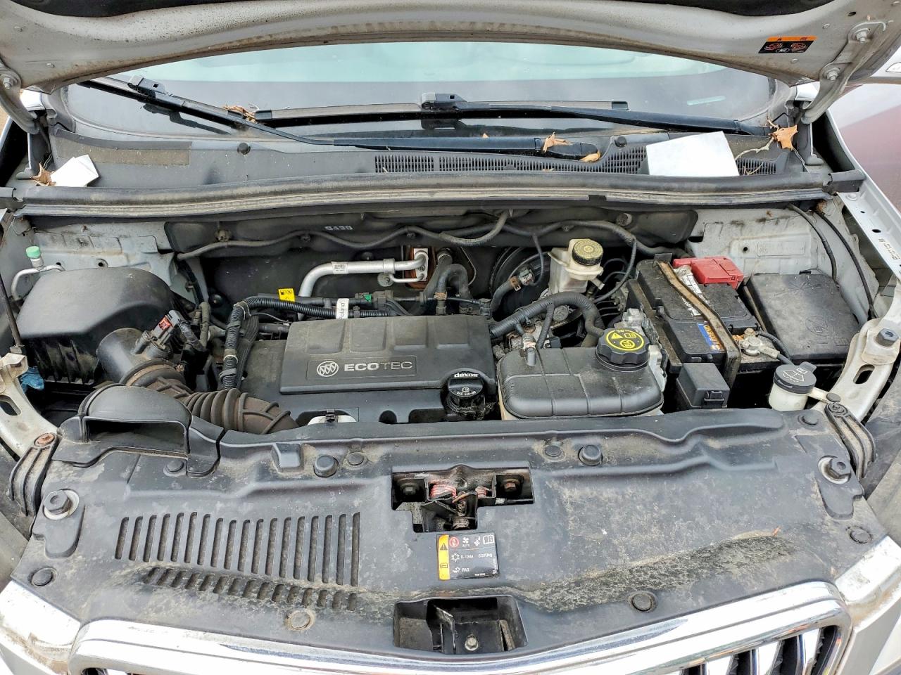 2015 Buick Encore Convenience Silver vin: KL4CJFSB4FB048040