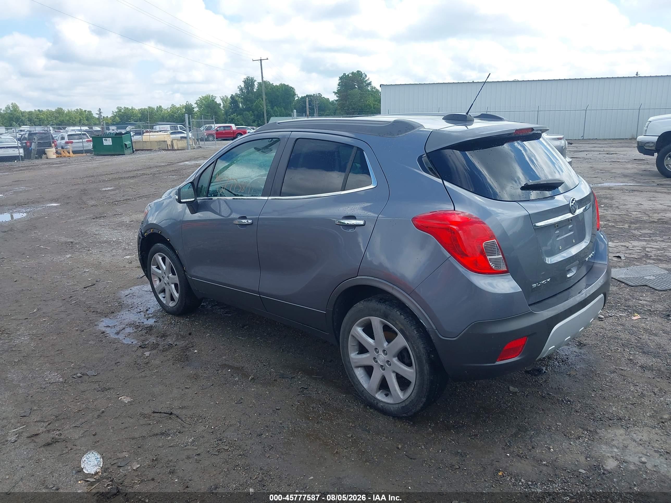 2015 Buick Encore Convenience Gray vin: KL4CJFSB4FB126977