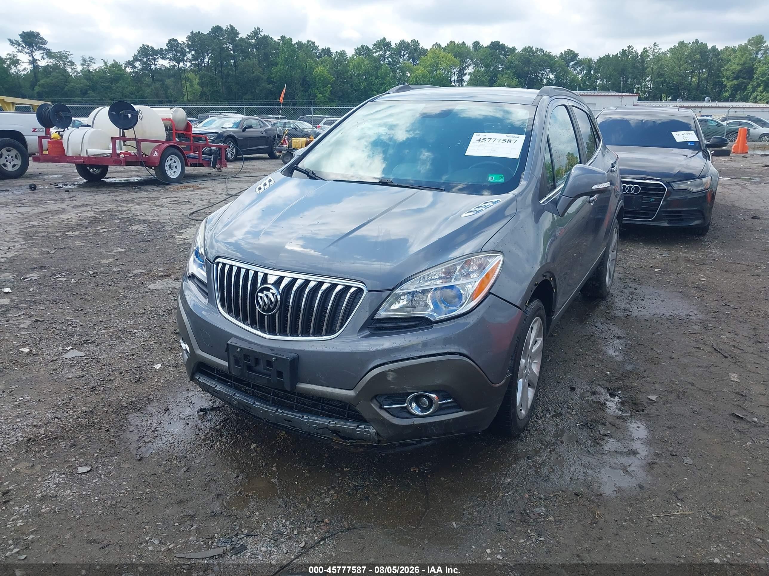2015 Buick Encore Convenience Gray vin: KL4CJFSB4FB126977