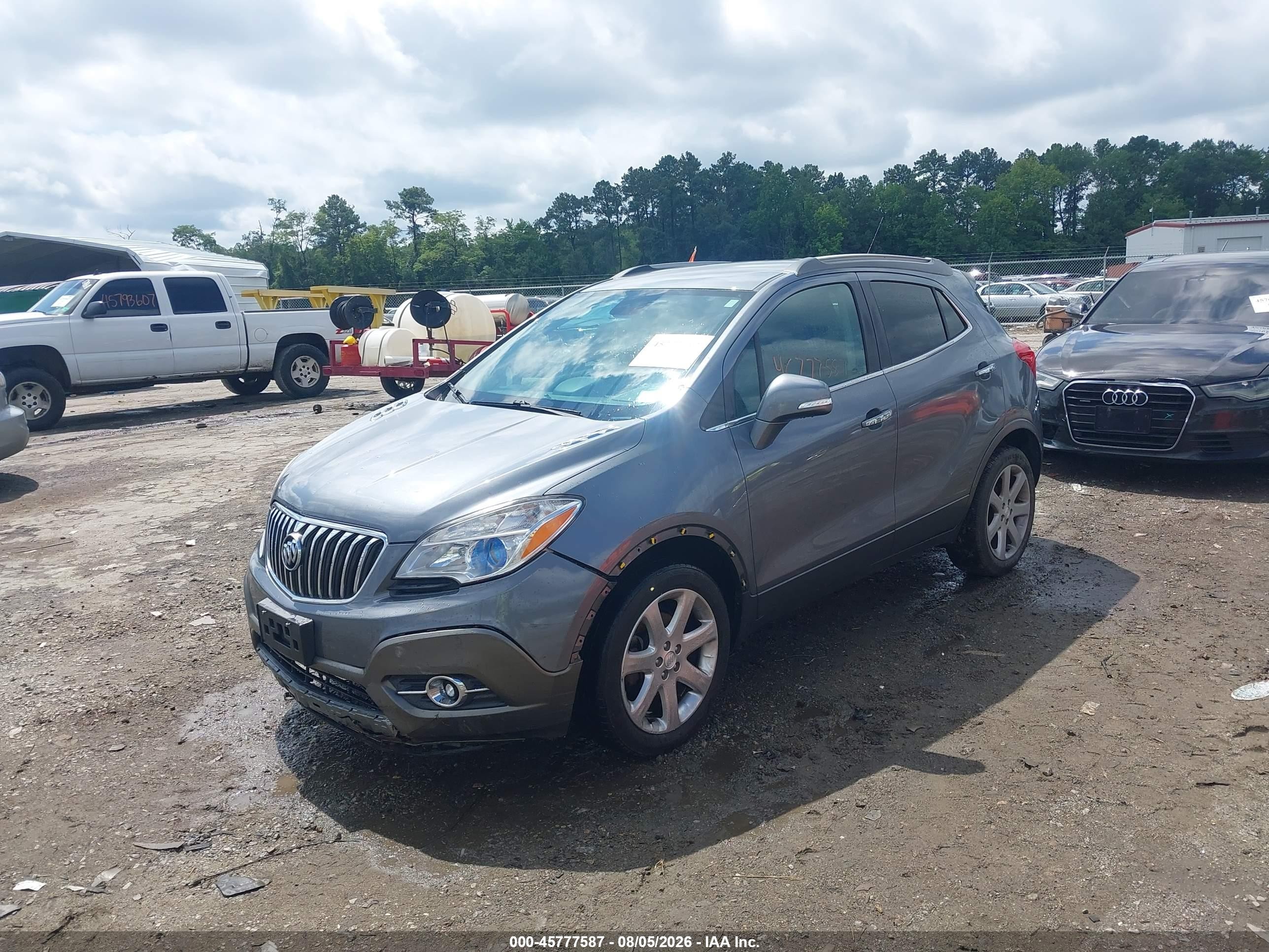2015 Buick Encore Convenience Gray vin: KL4CJFSB4FB126977