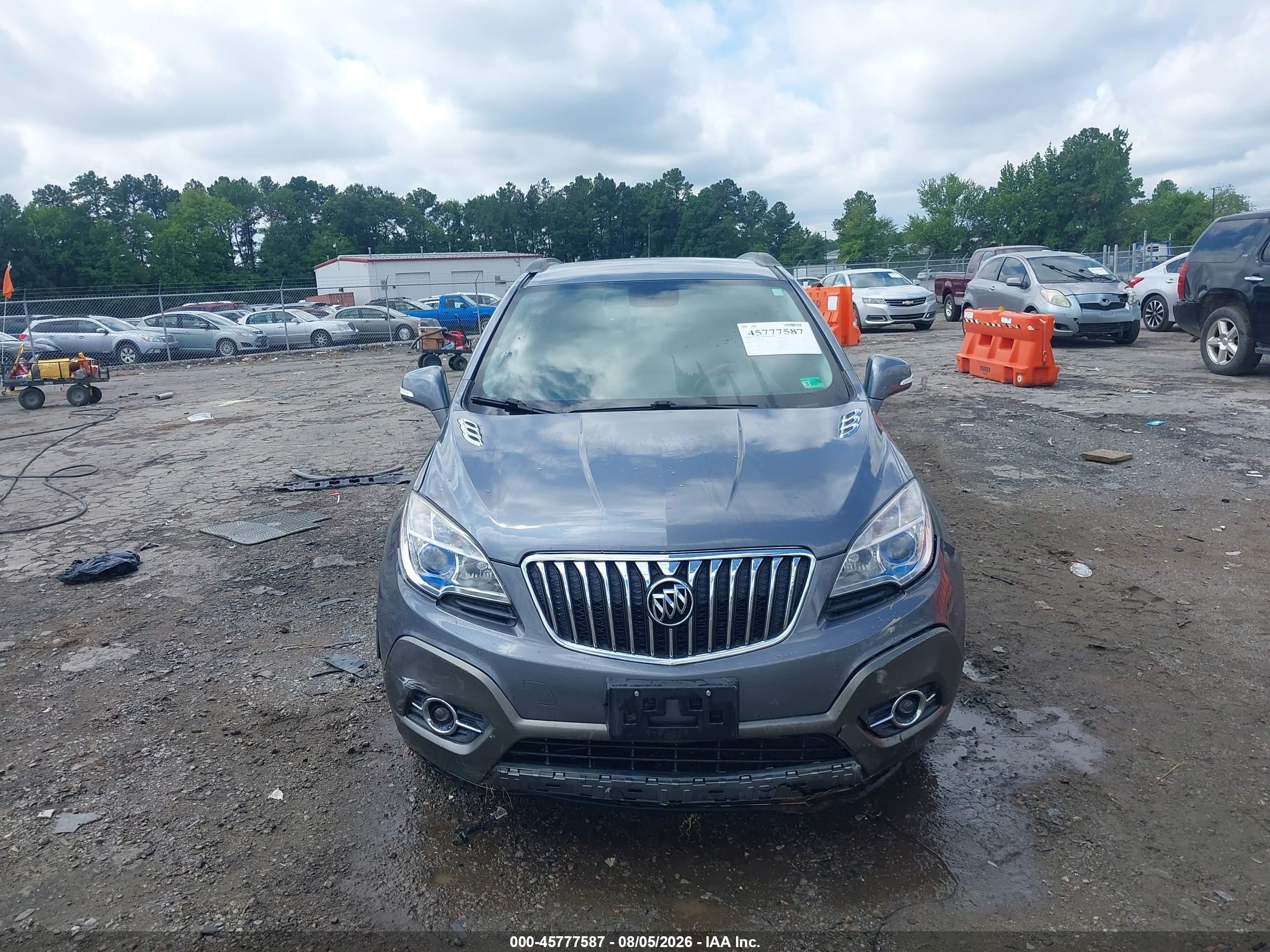 2015 Buick Encore Convenience Gray vin: KL4CJFSB4FB126977