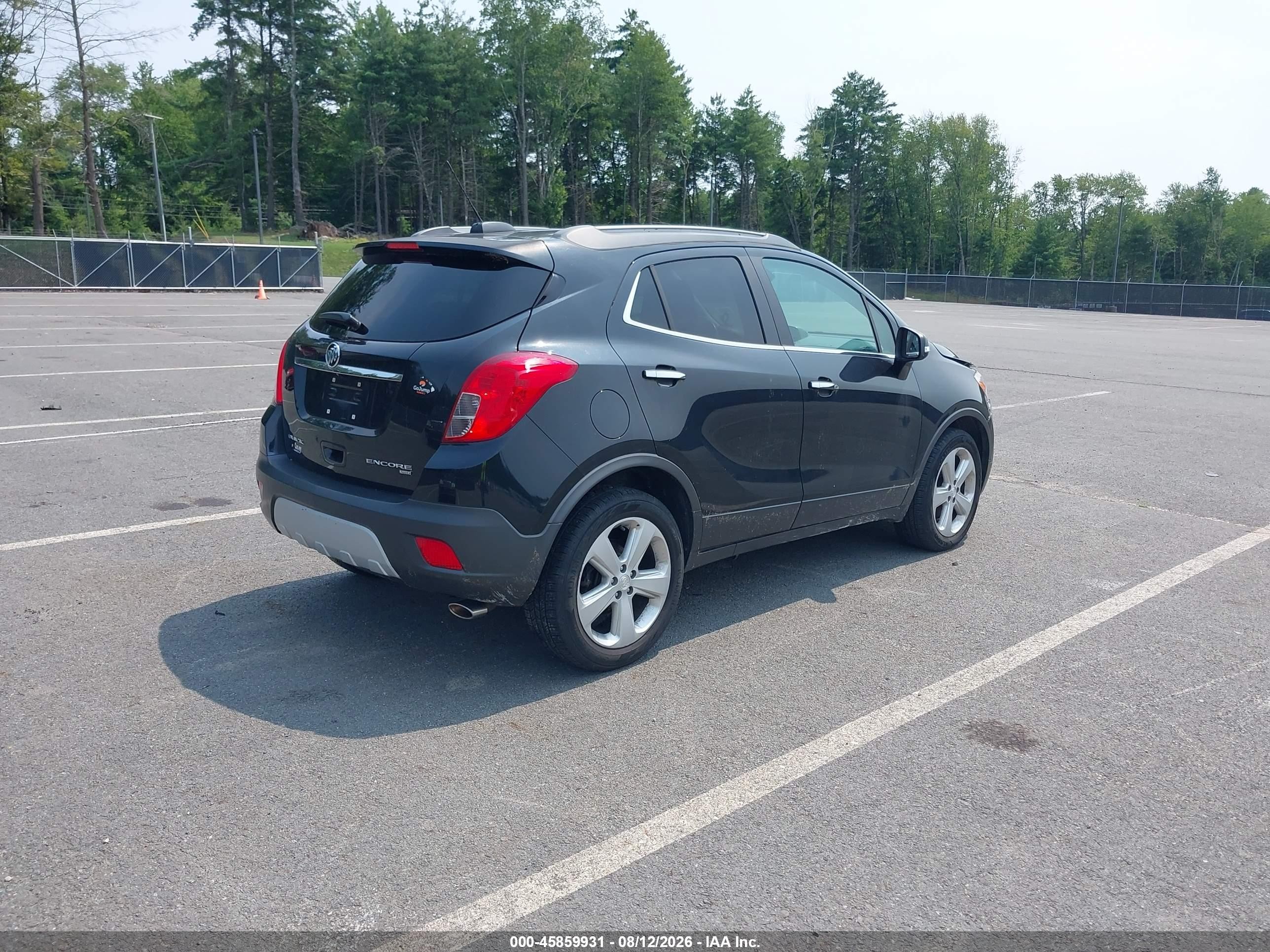 2015 Buick Encore Convenience Black vin: KL4CJFSB4FB195510