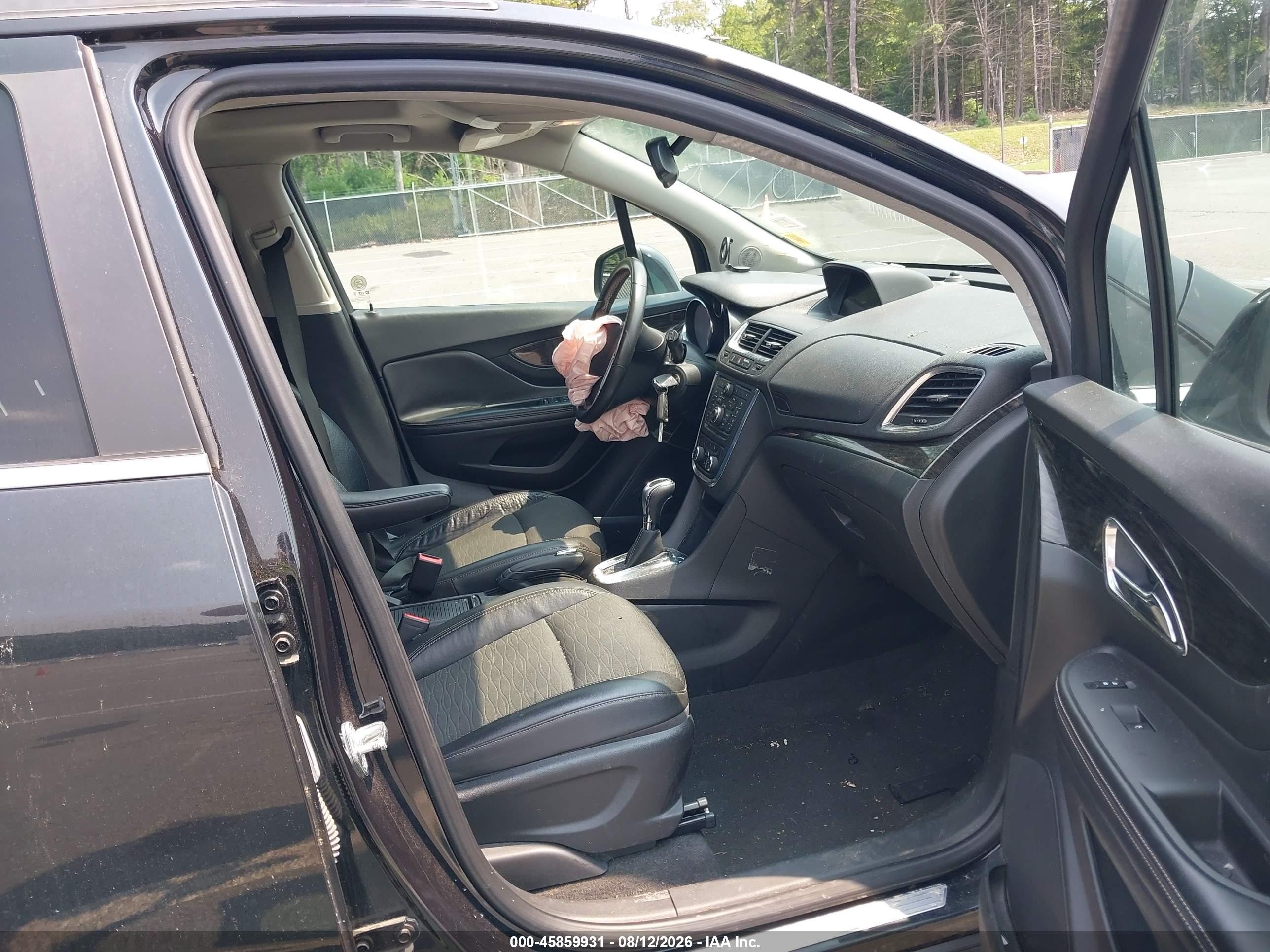 2015 Buick Encore Convenience Black vin: KL4CJFSB4FB195510