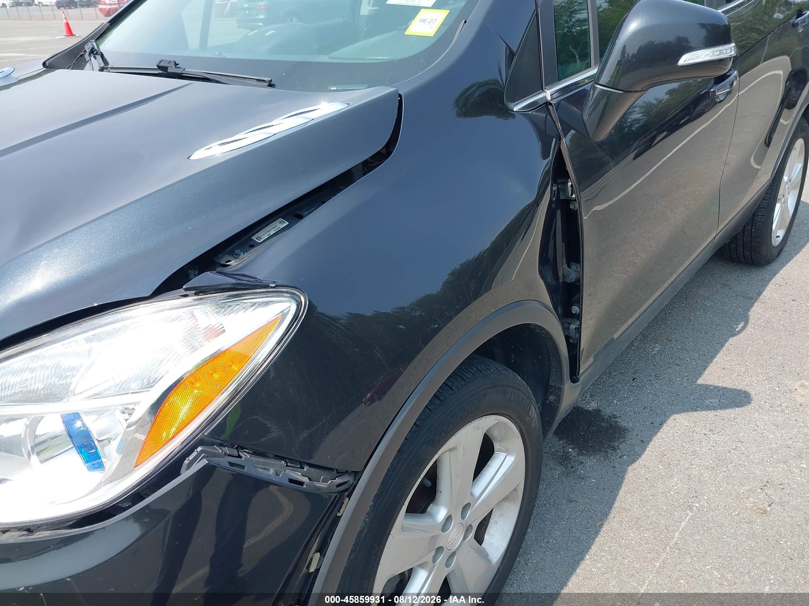 2015 Buick Encore Convenience Black vin: KL4CJFSB4FB195510
