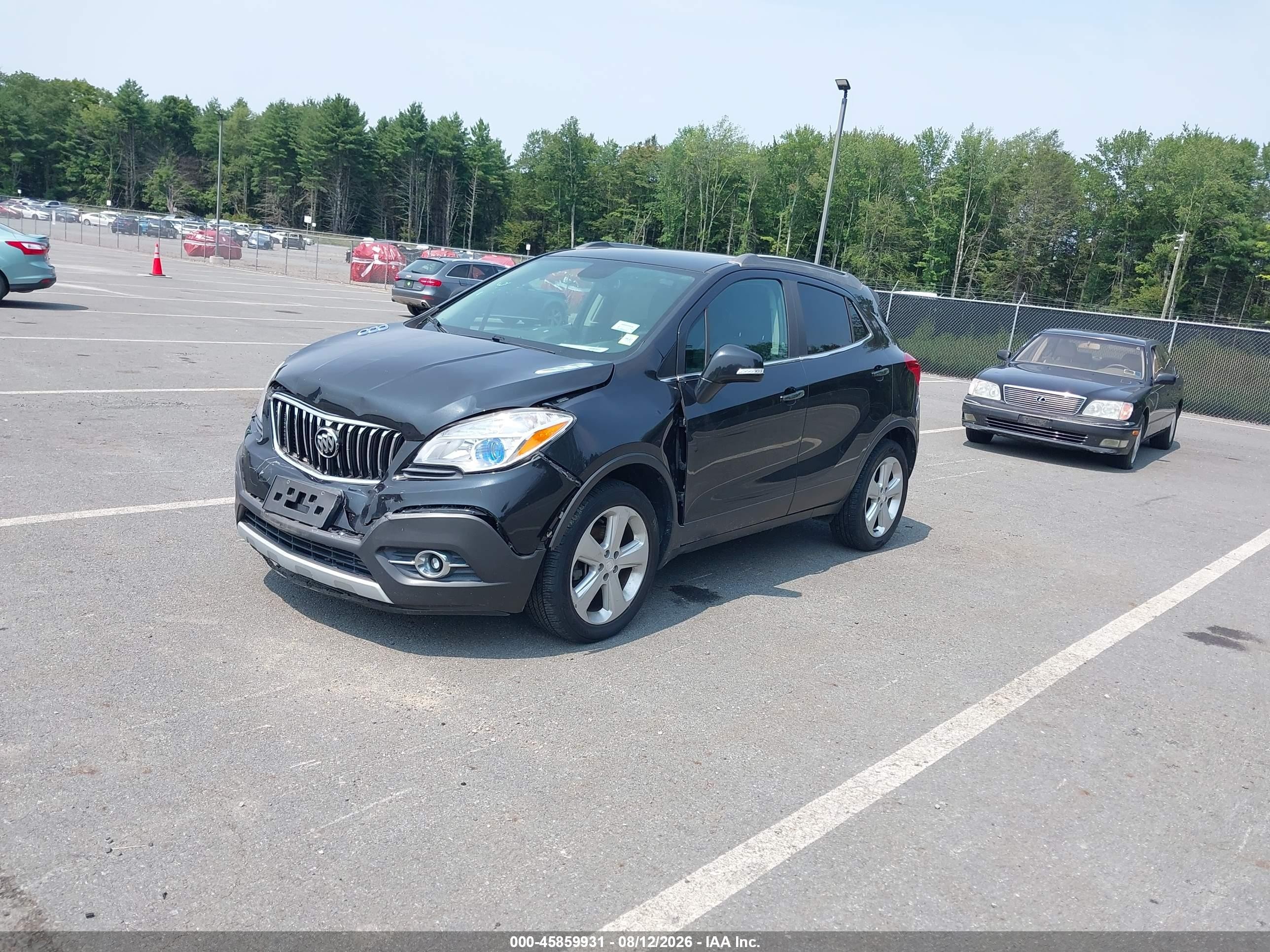 2015 Buick Encore Convenience Black vin: KL4CJFSB4FB195510