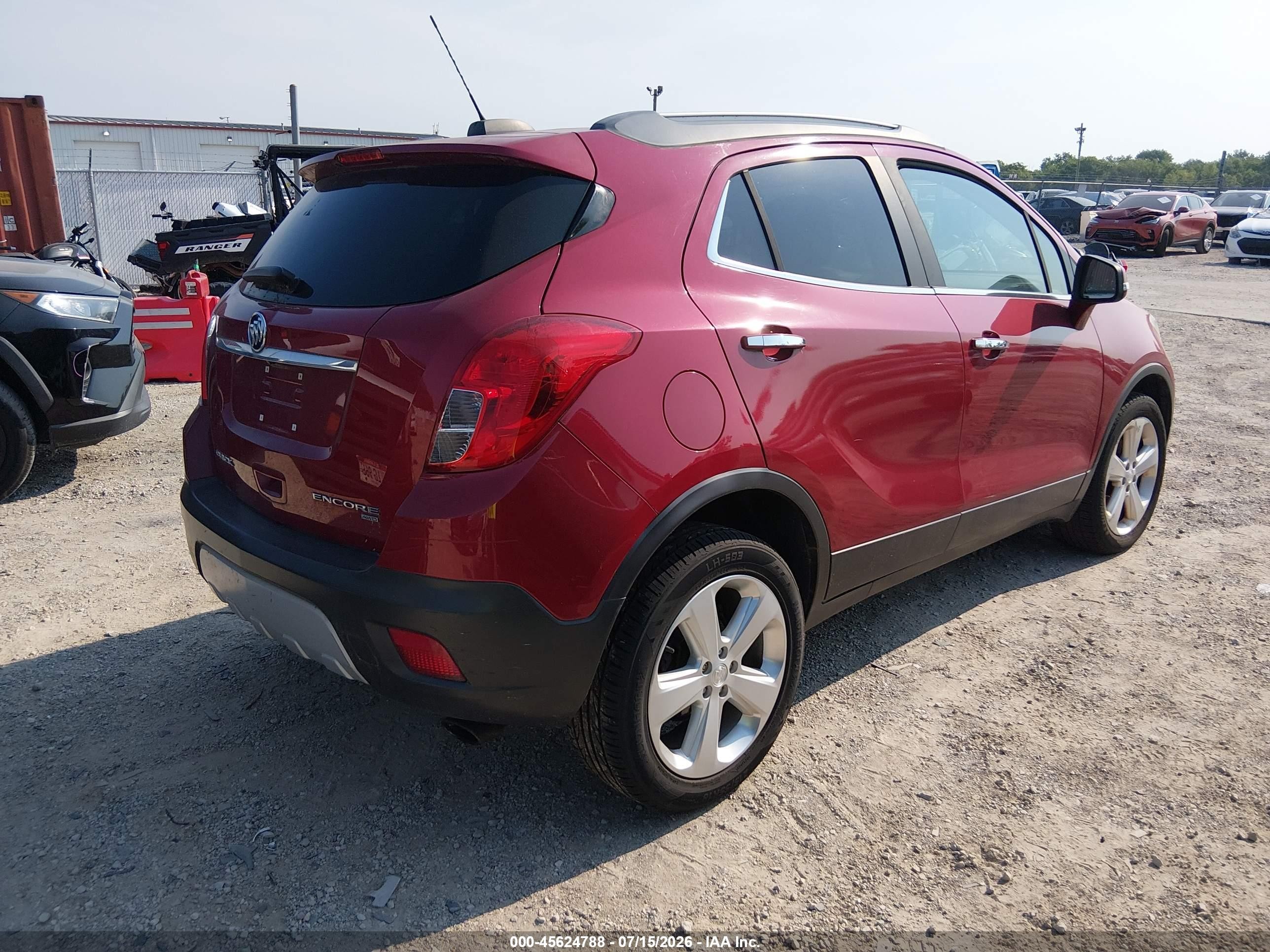 2015 Buick Encore Convenience Red vin: KL4CJFSB4FB201340