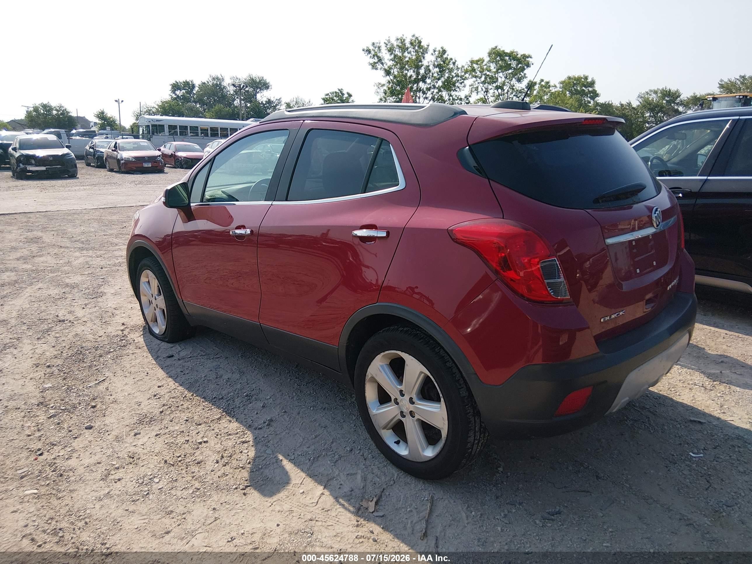 2015 Buick Encore Convenience Red vin: KL4CJFSB4FB201340