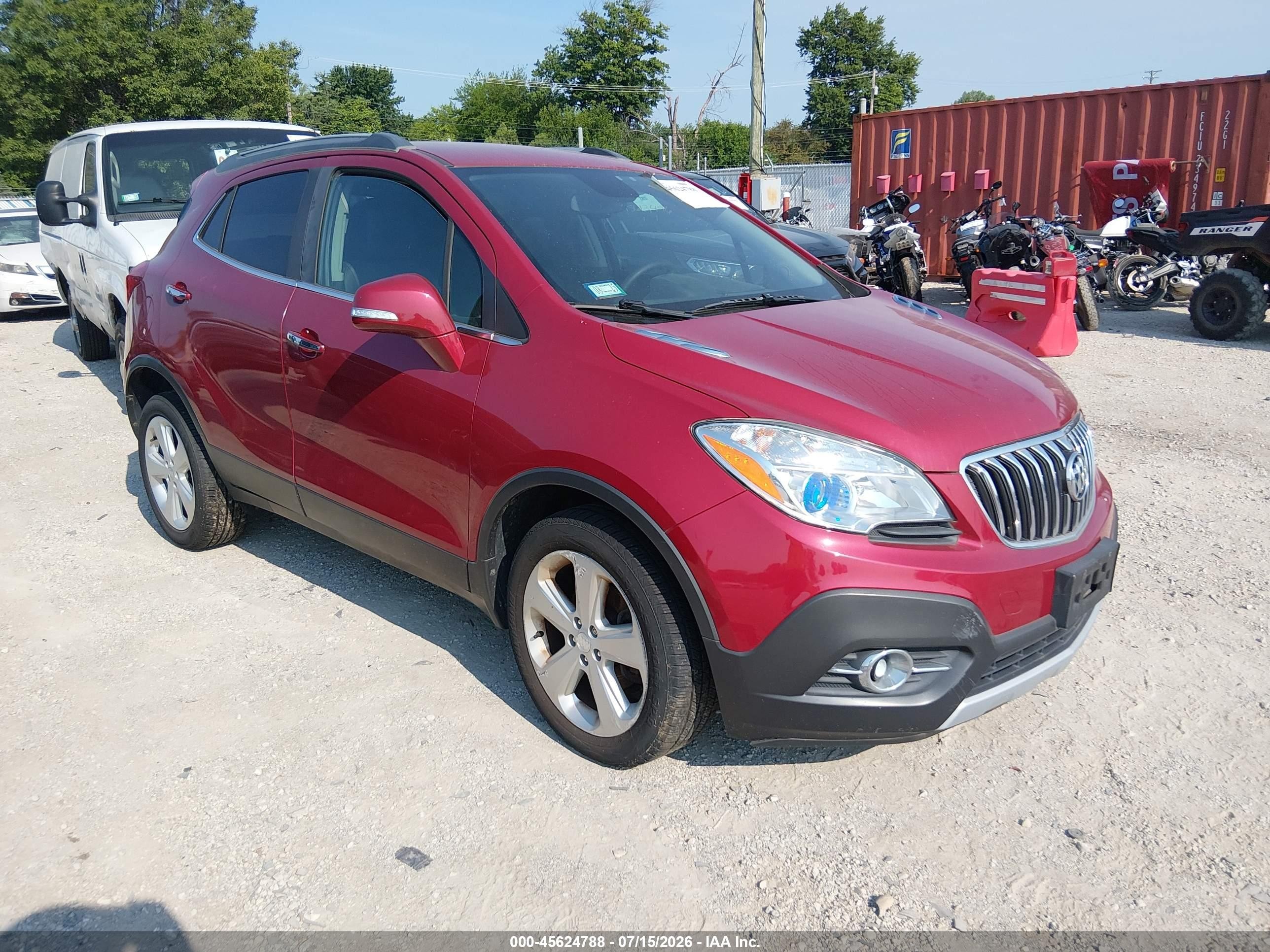 2015 Buick Encore Convenience Red vin: KL4CJFSB4FB201340