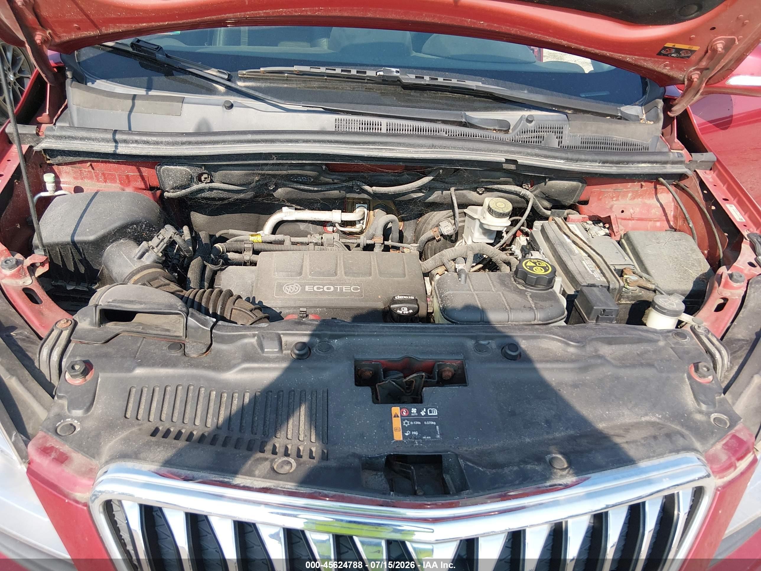 2015 Buick Encore Convenience Red vin: KL4CJFSB4FB201340