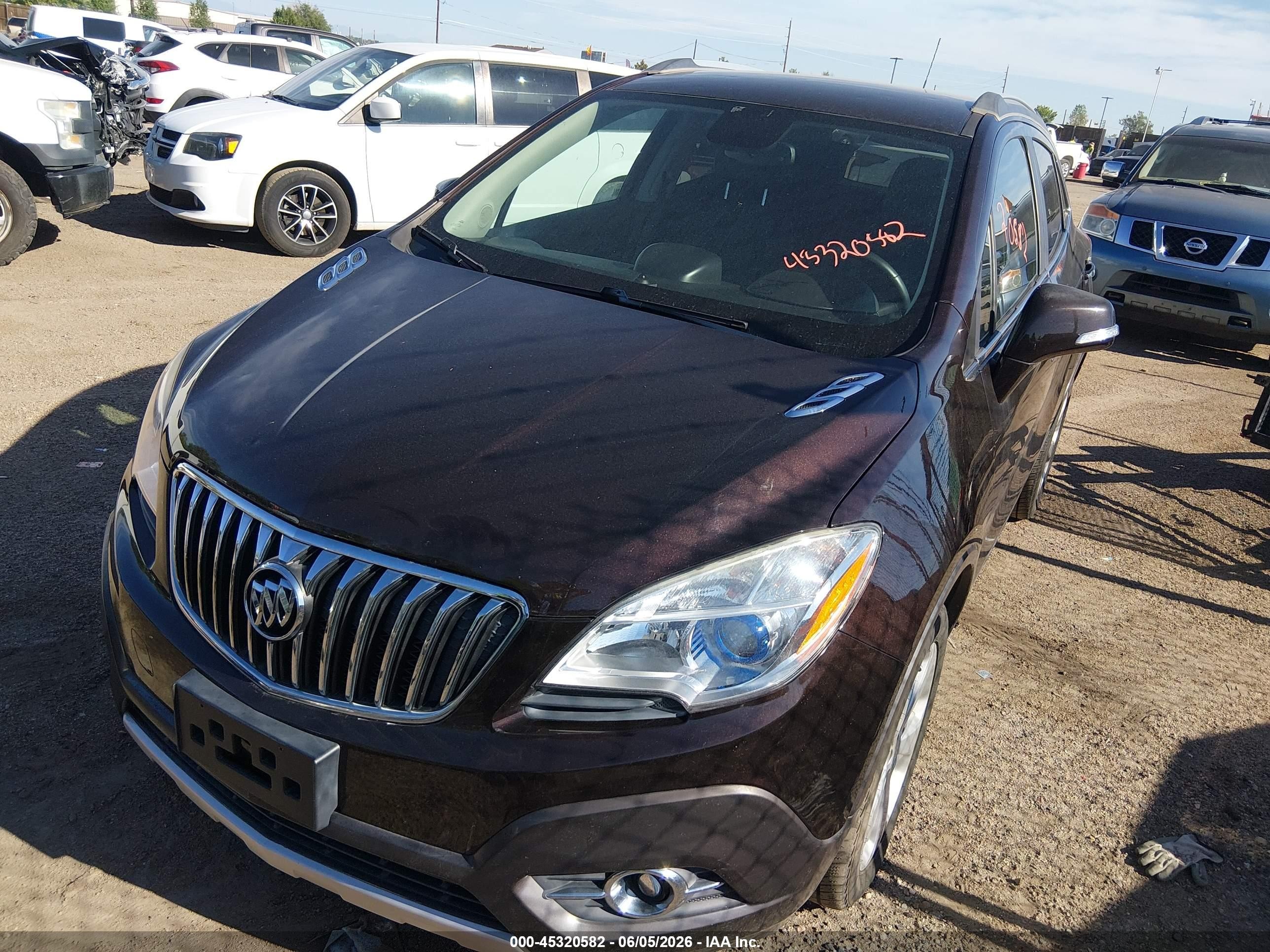 2015 Buick Encore Convenience Brown vin: KL4CJFSB4FB213648