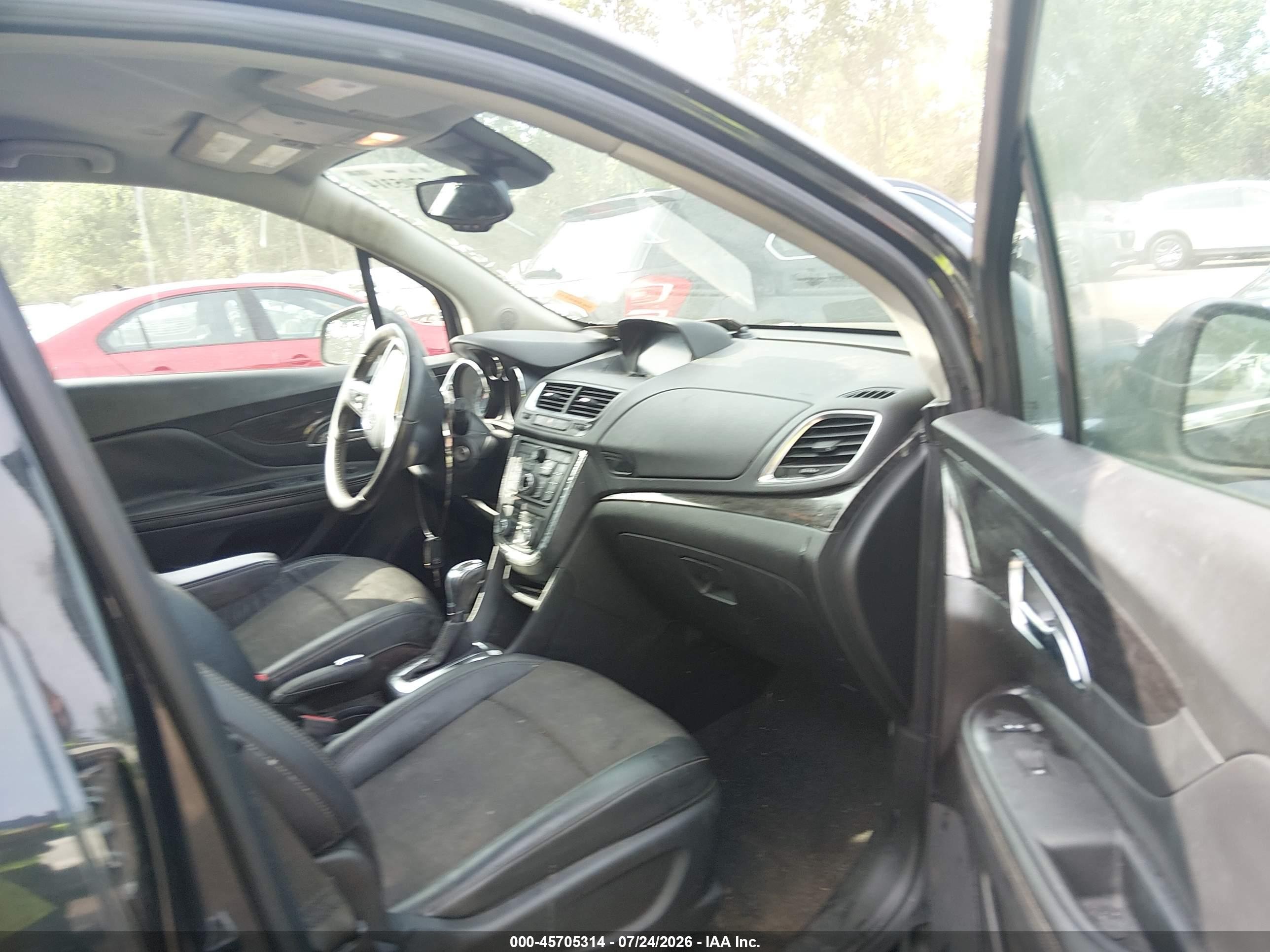 2015 Buick Encore Convenience Черный vin: KL4CJFSB4FB253163