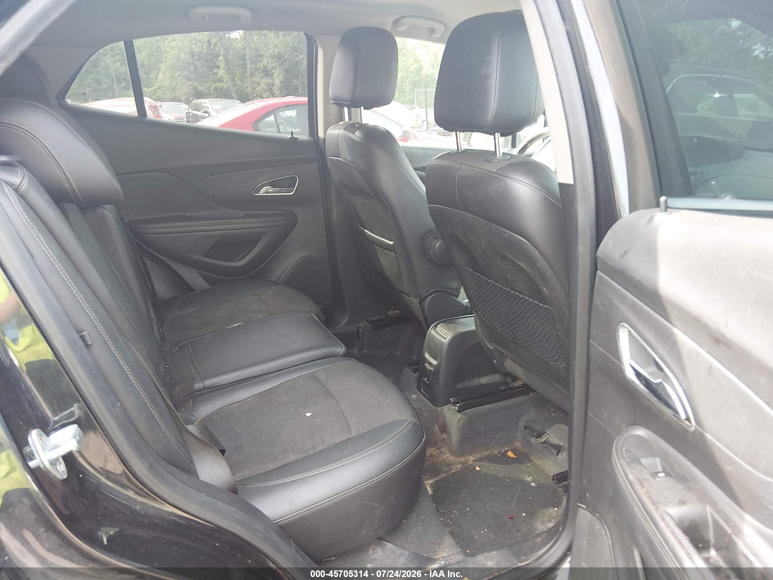 2015 Buick Encore Convenience Черный vin: KL4CJFSB4FB253163