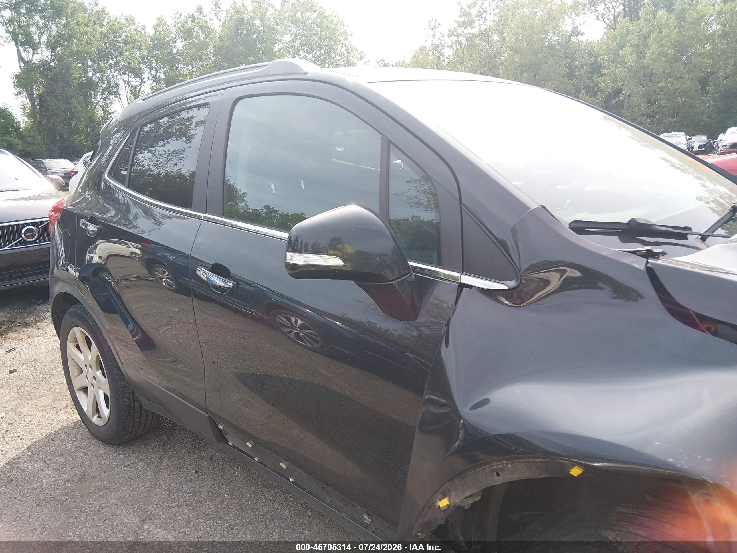 2015 Buick Encore Convenience Черный vin: KL4CJFSB4FB253163