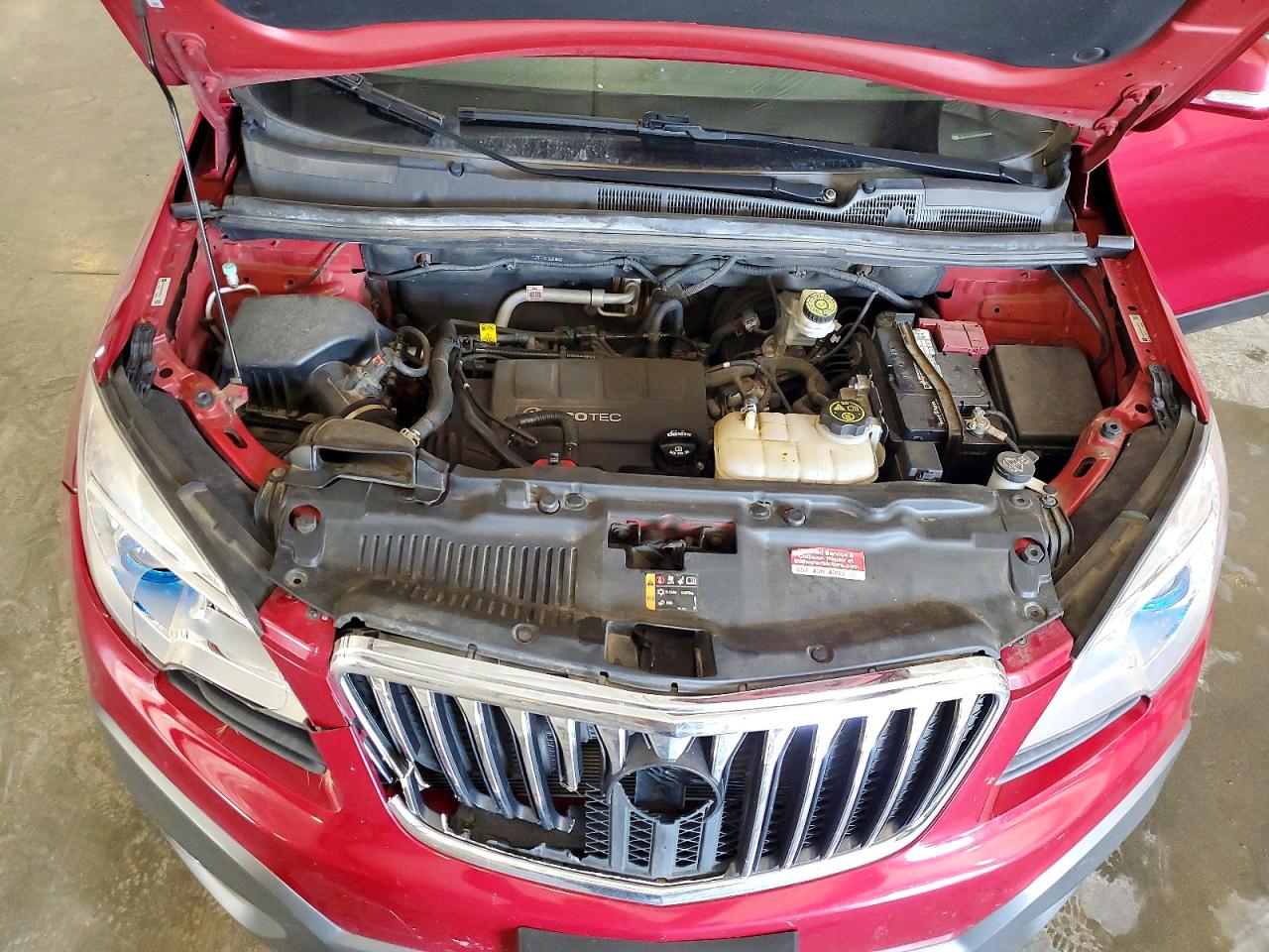 2016 Buick Encore Convenience Red vin: KL4CJFSB4GB750117