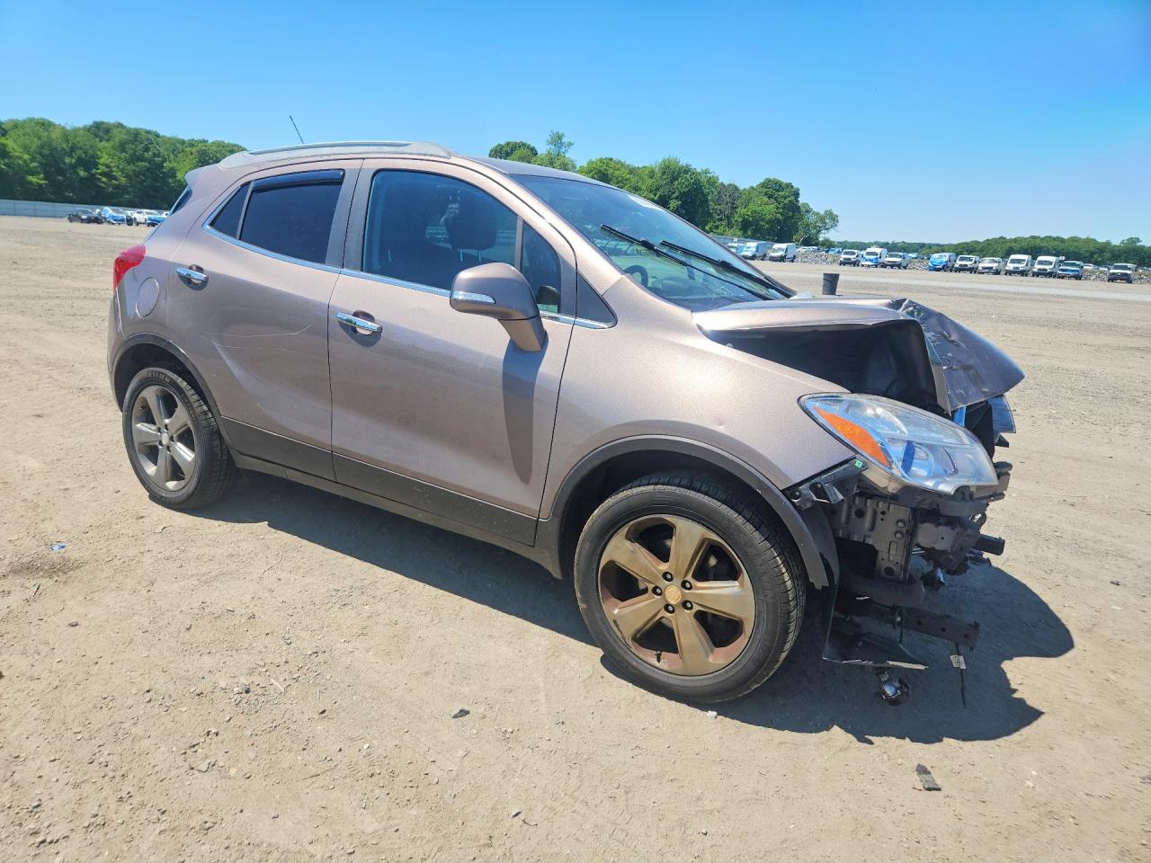 2014 Buick Encore Convenience Brown vin: KL4CJFSB5EB785617