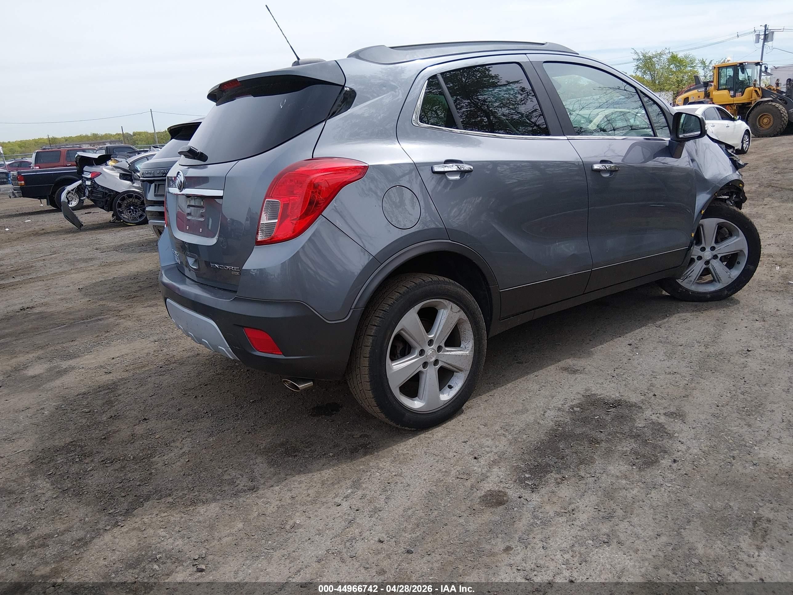 2015 Buick Encore Convenience Gray vin: KL4CJFSB5FB065896