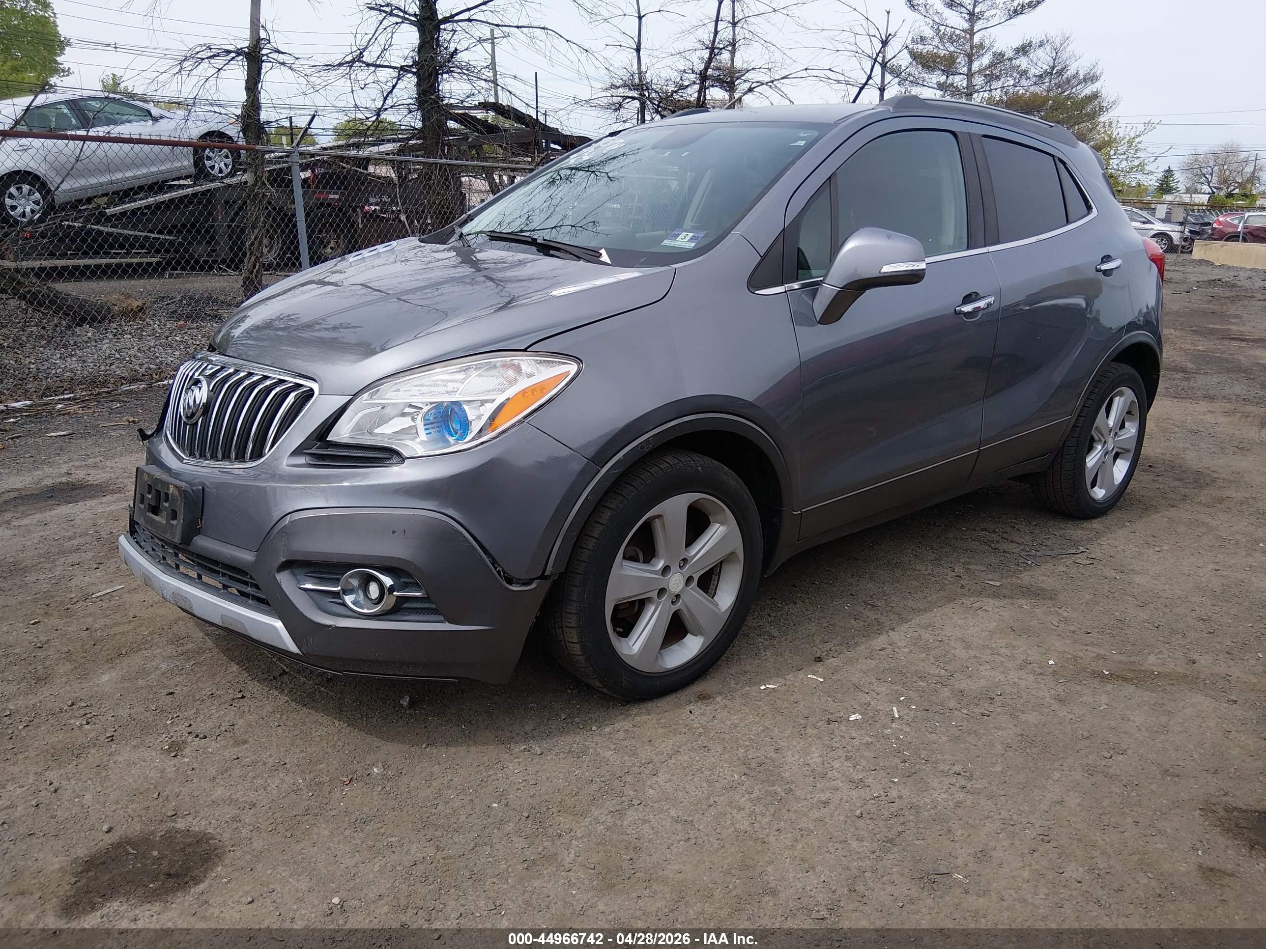 2015 Buick Encore Convenience Gray vin: KL4CJFSB5FB065896