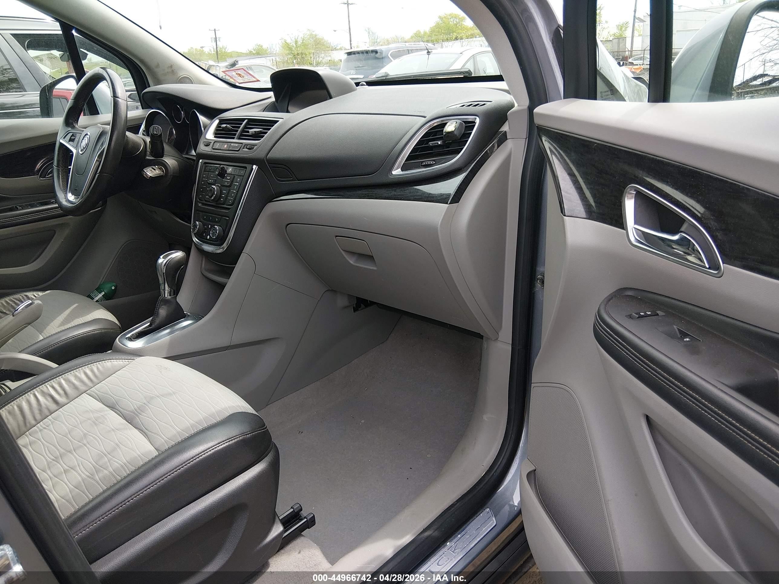 2015 Buick Encore Convenience Gray vin: KL4CJFSB5FB065896