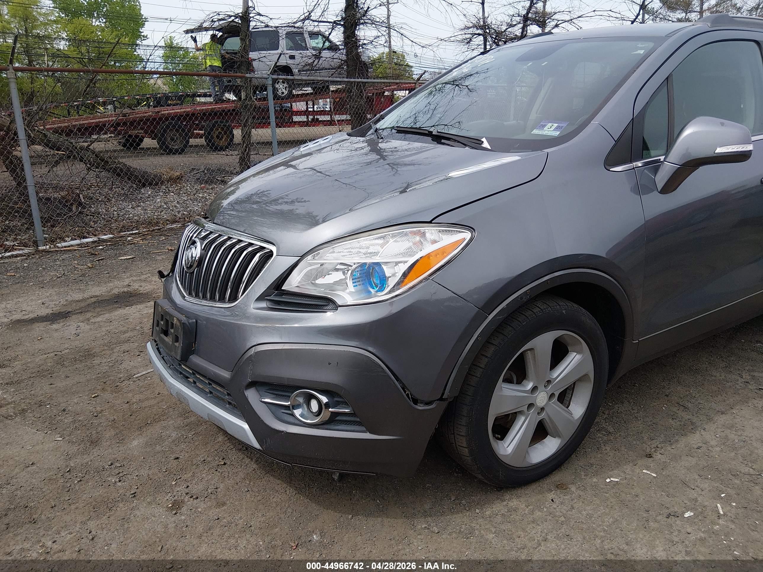 2015 Buick Encore Convenience Gray vin: KL4CJFSB5FB065896