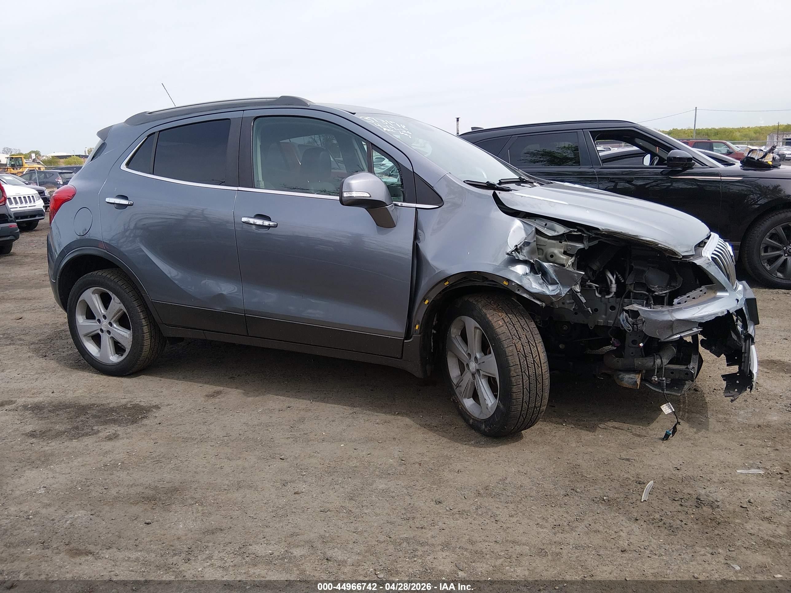 2015 Buick Encore Convenience Gray vin: KL4CJFSB5FB065896