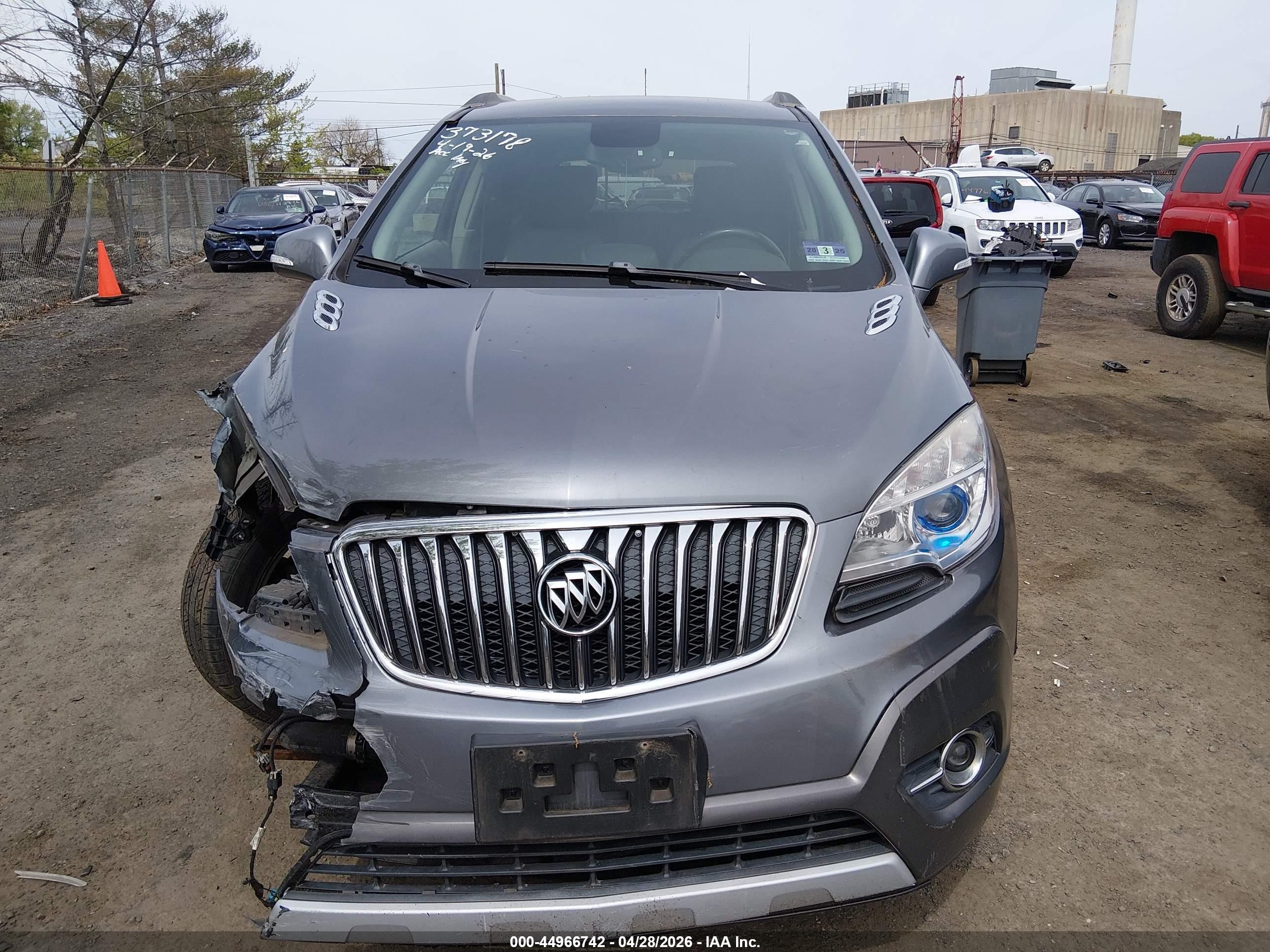 2015 Buick Encore Convenience Gray vin: KL4CJFSB5FB065896