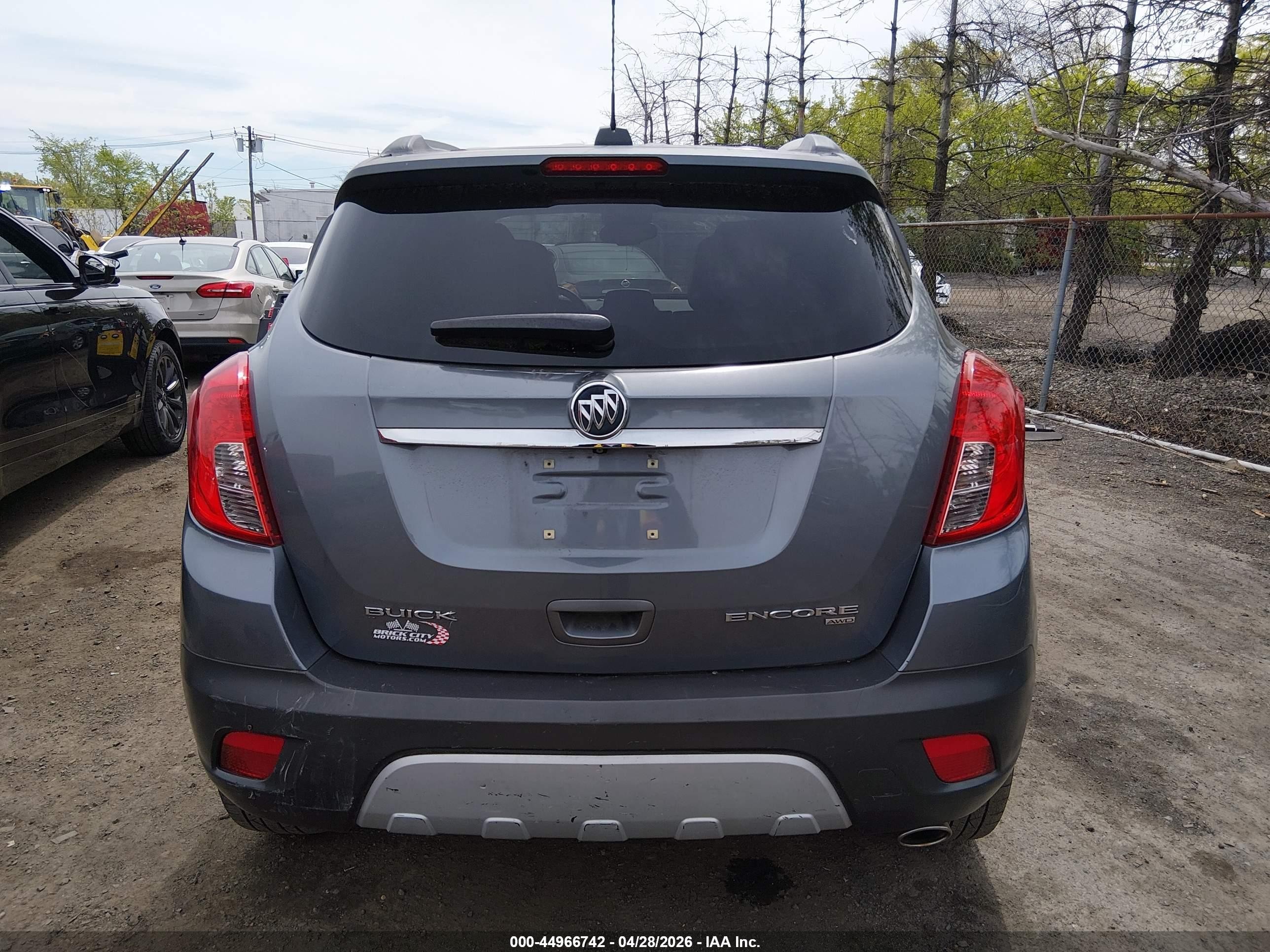 2015 Buick Encore Convenience Gray vin: KL4CJFSB5FB065896
