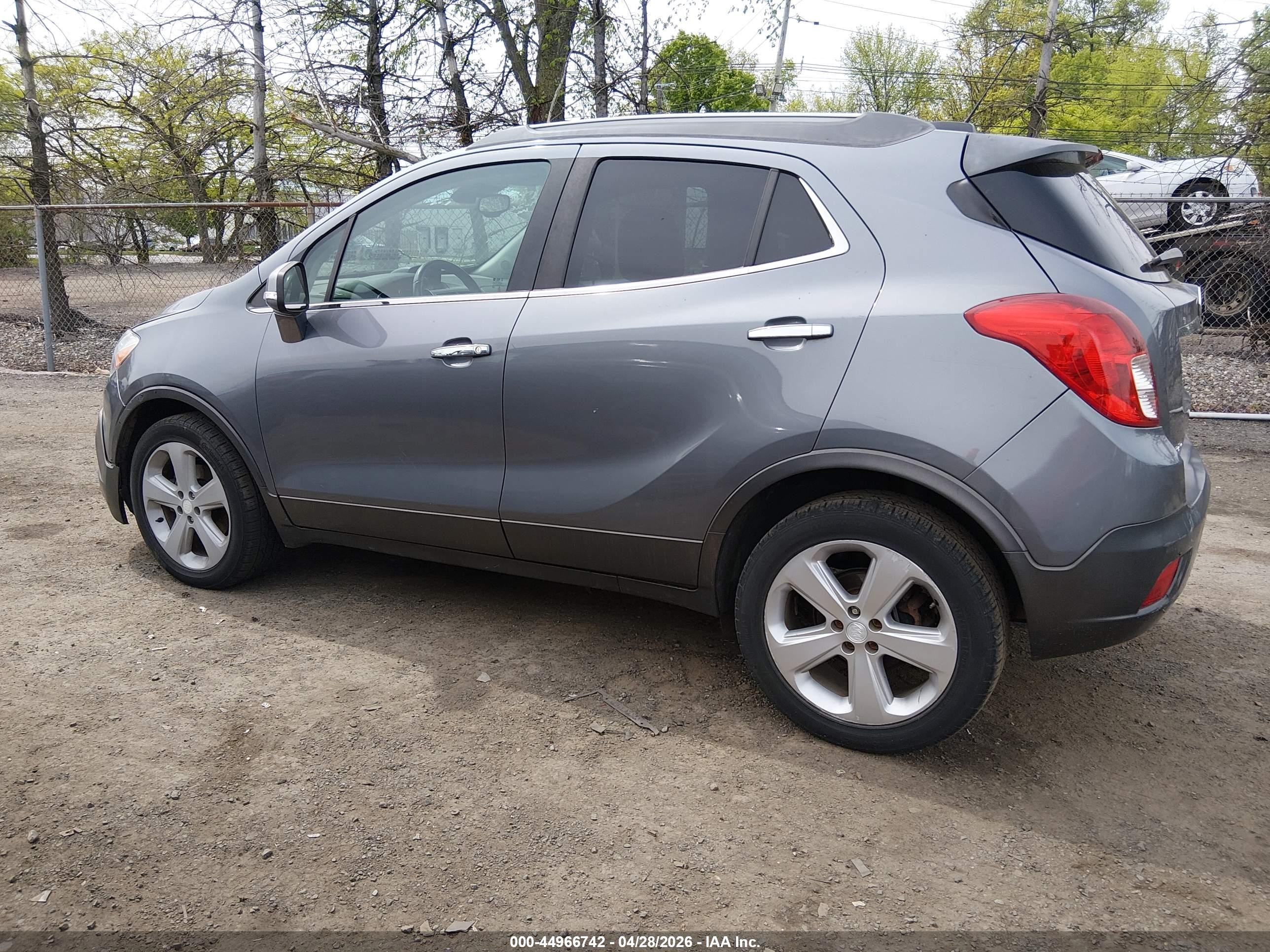 2015 Buick Encore Convenience Gray vin: KL4CJFSB5FB065896