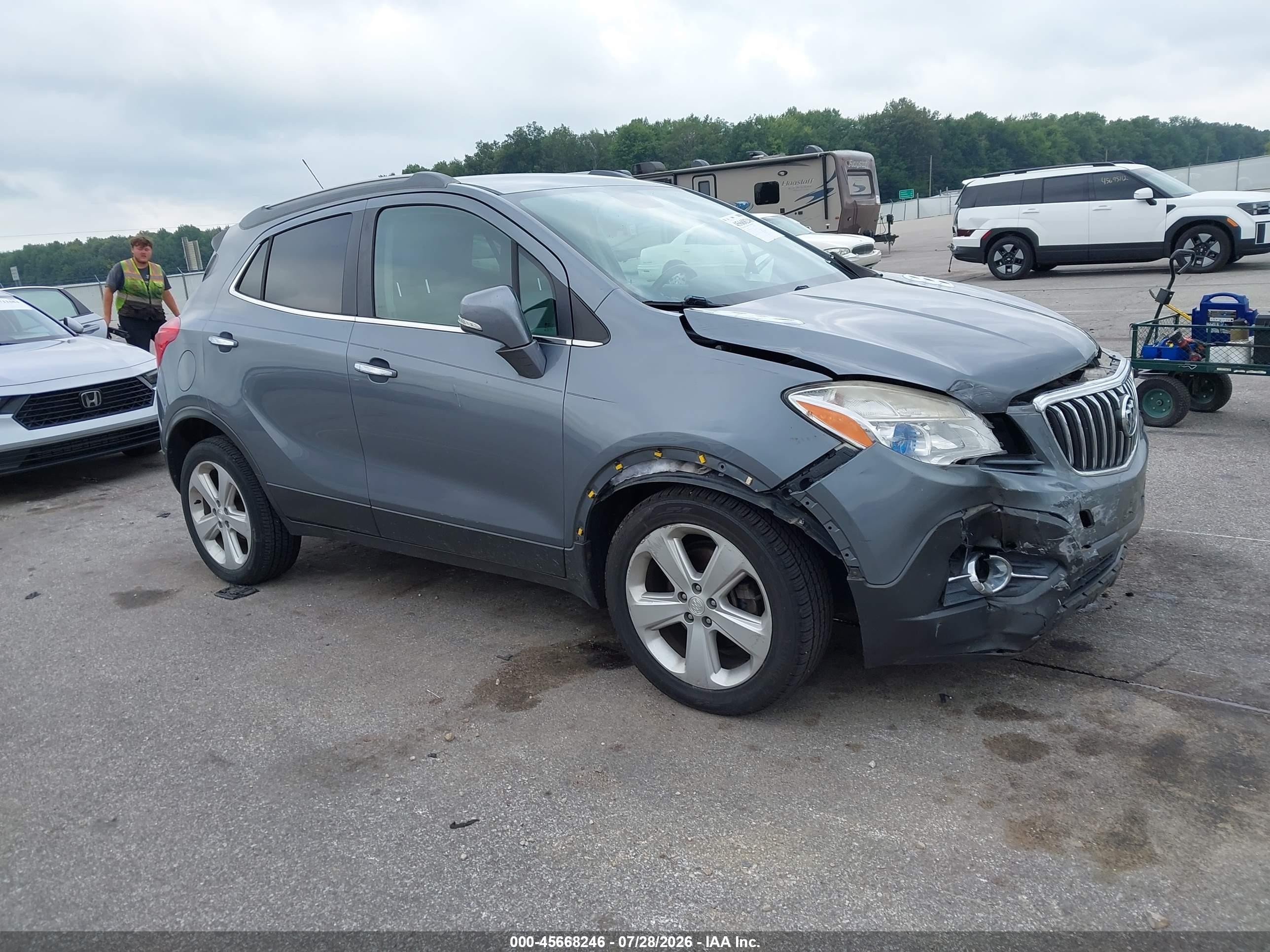 2015 Buick Encore Convenience Черный vin: KL4CJFSB5FB164119