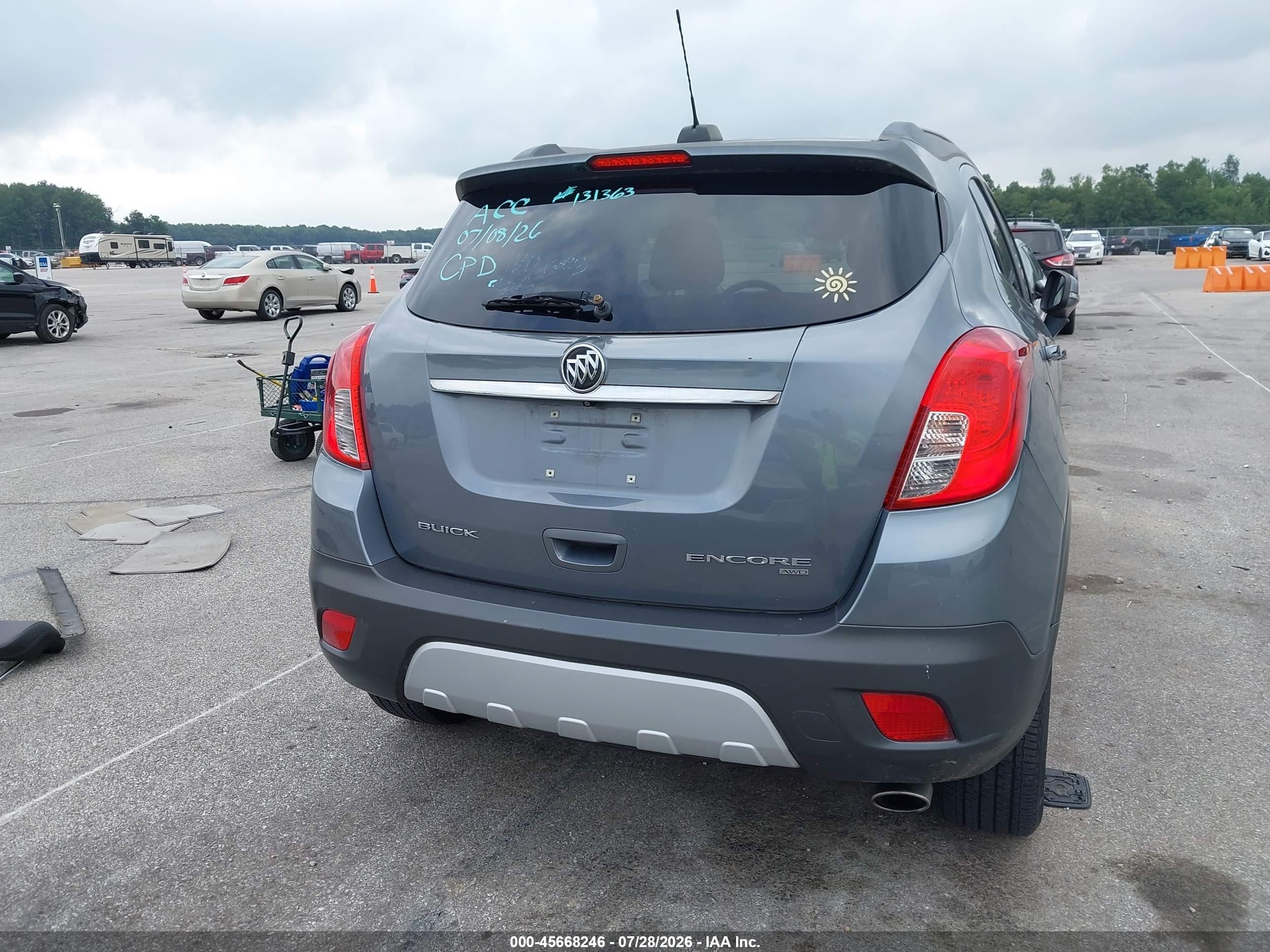 2015 Buick Encore Convenience Black vin: KL4CJFSB5FB164119