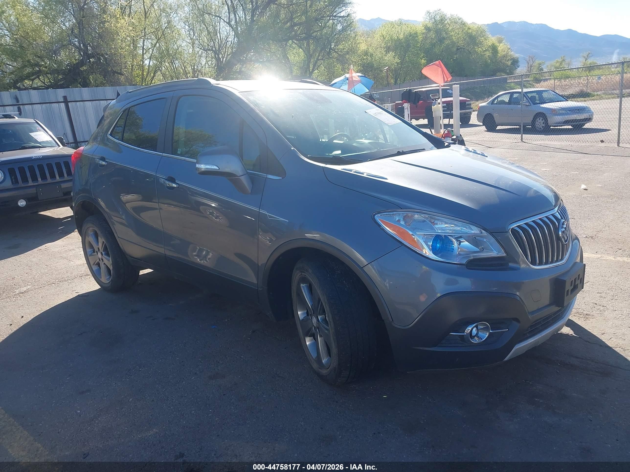 2014 Buick Encore Convenience Gray vin: KL4CJFSB6EB611510