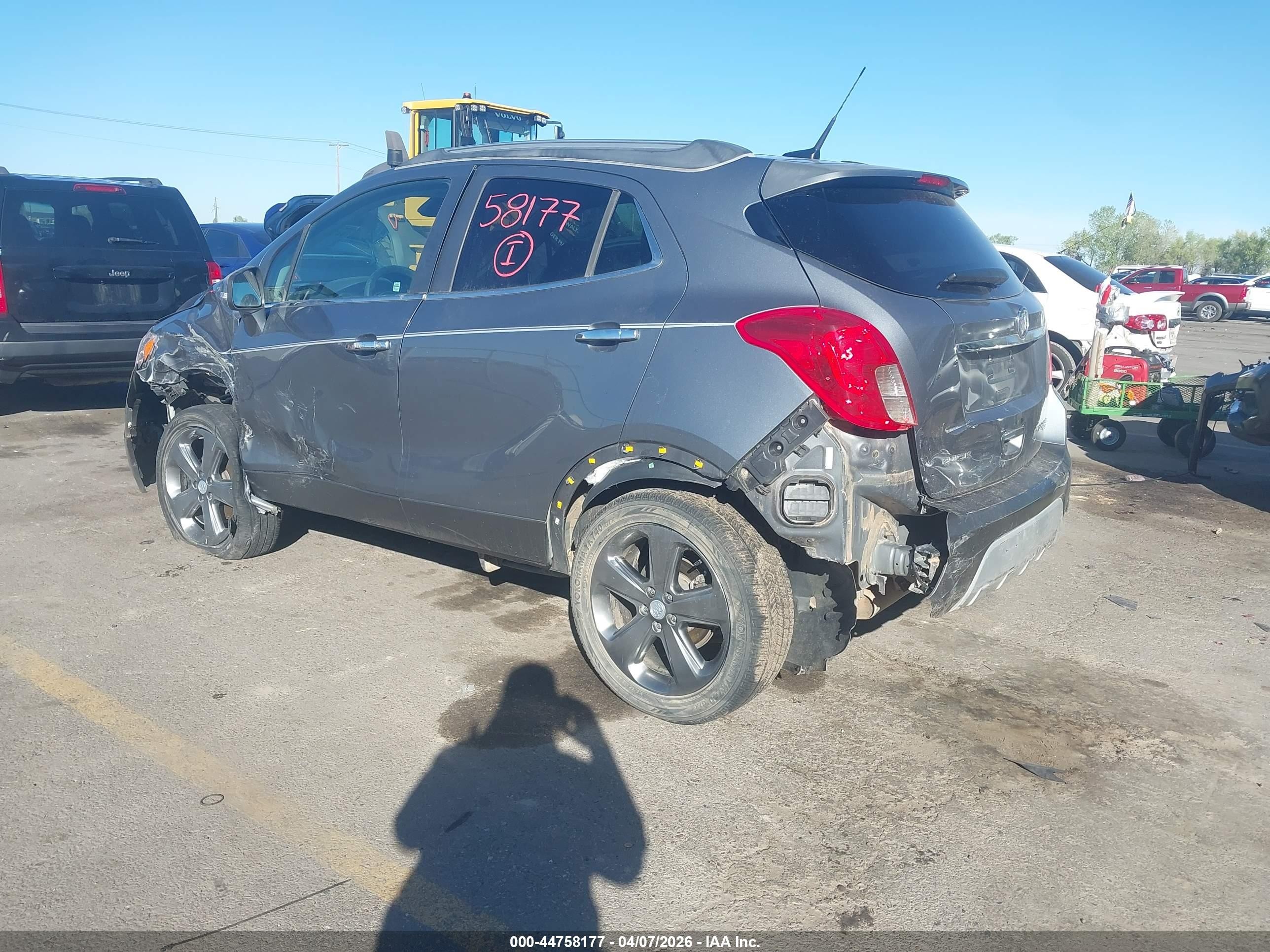 2014 Buick Encore Convenience Gray vin: KL4CJFSB6EB611510