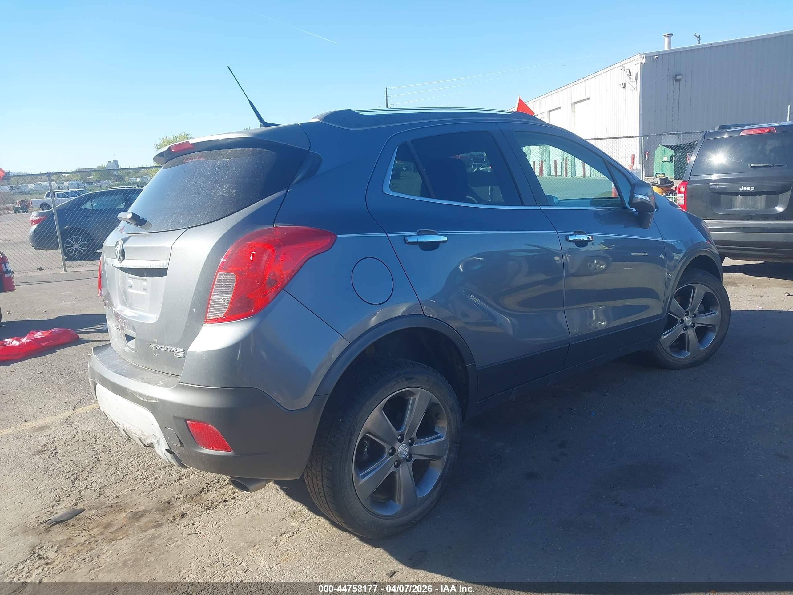 2014 Buick Encore Convenience Gray vin: KL4CJFSB6EB611510