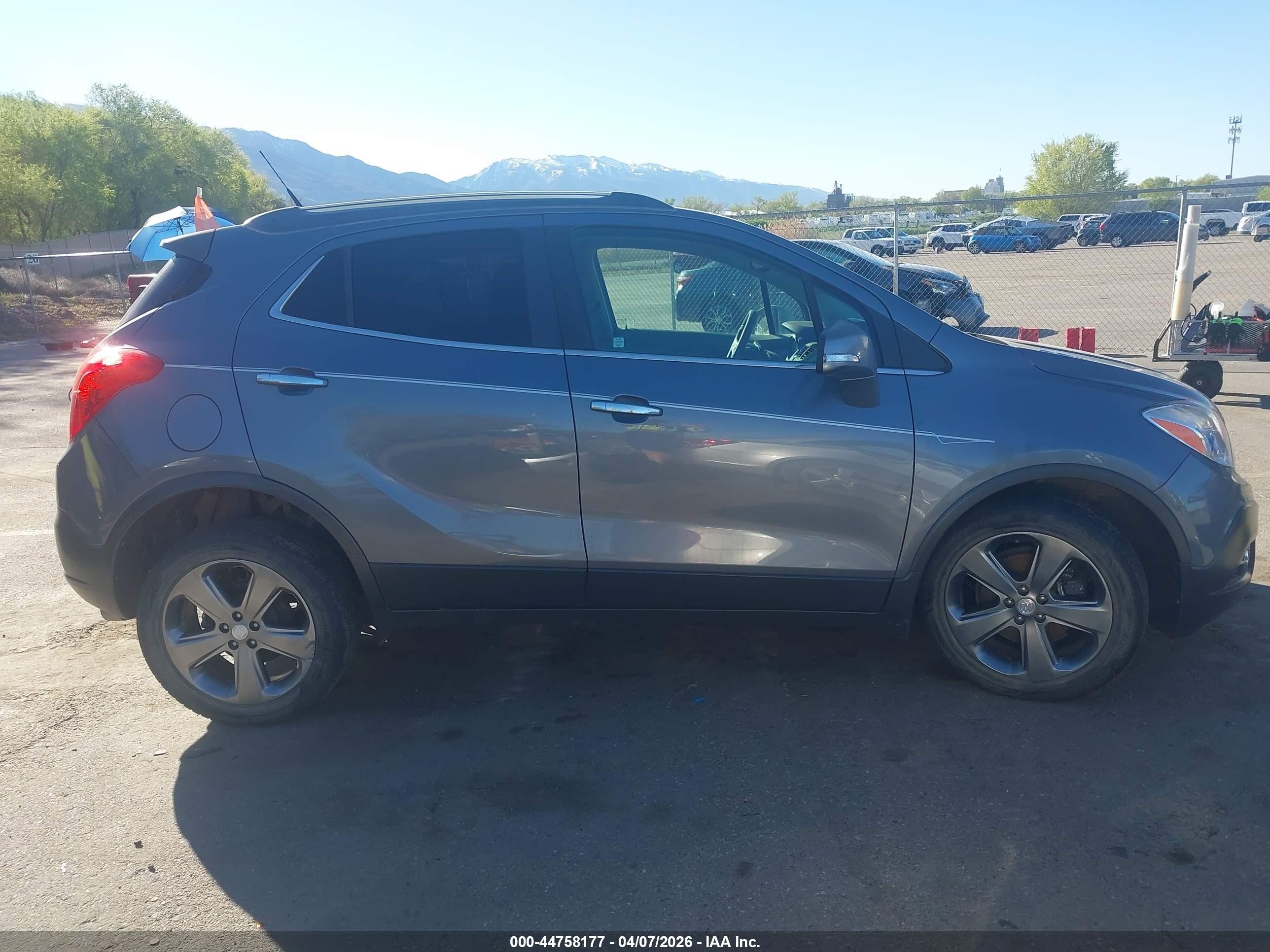 2014 Buick Encore Convenience Gray vin: KL4CJFSB6EB611510