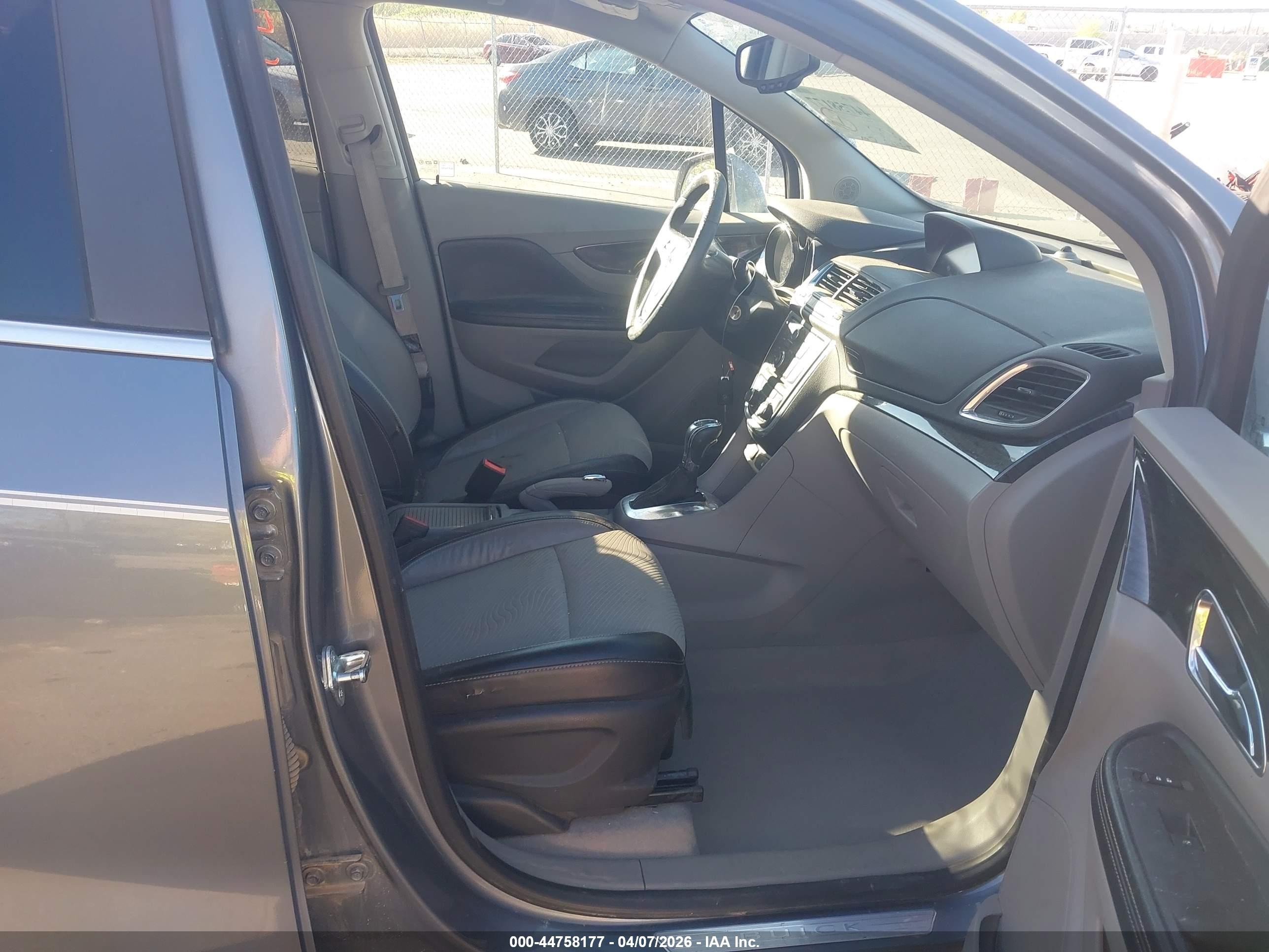 2014 Buick Encore Convenience Gray vin: KL4CJFSB6EB611510