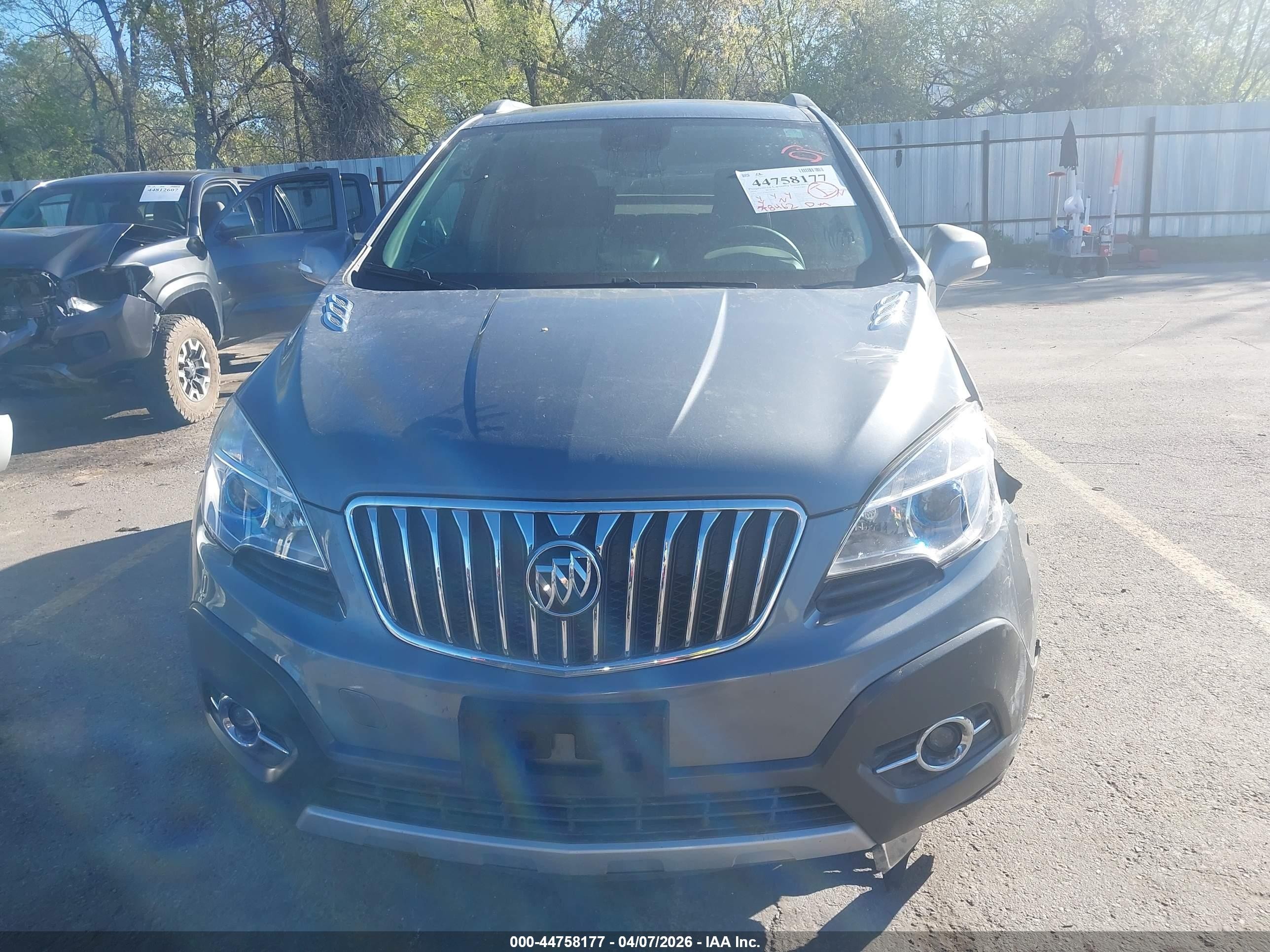 2014 Buick Encore Convenience Gray vin: KL4CJFSB6EB611510
