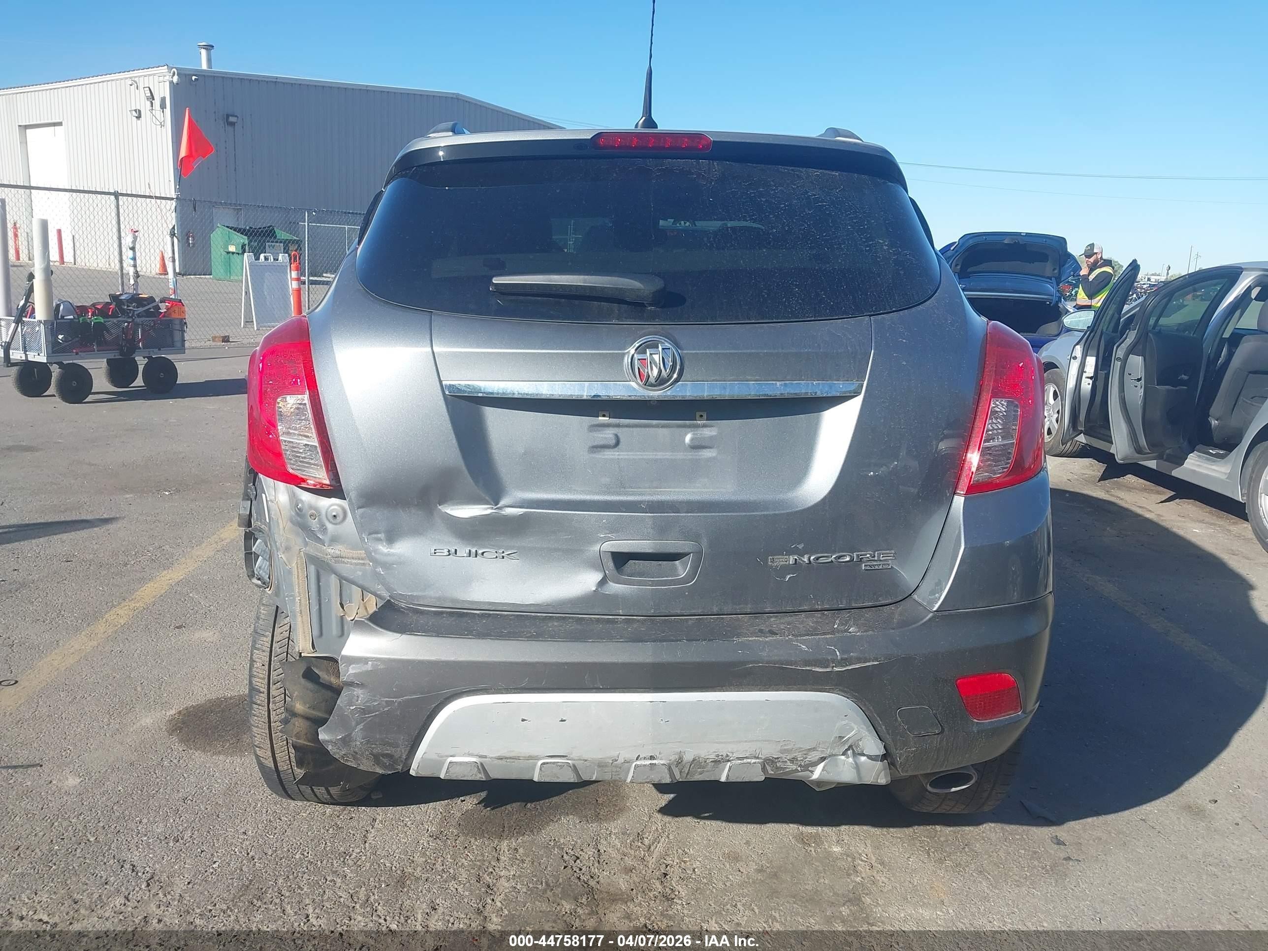 2014 Buick Encore Convenience Gray vin: KL4CJFSB6EB611510