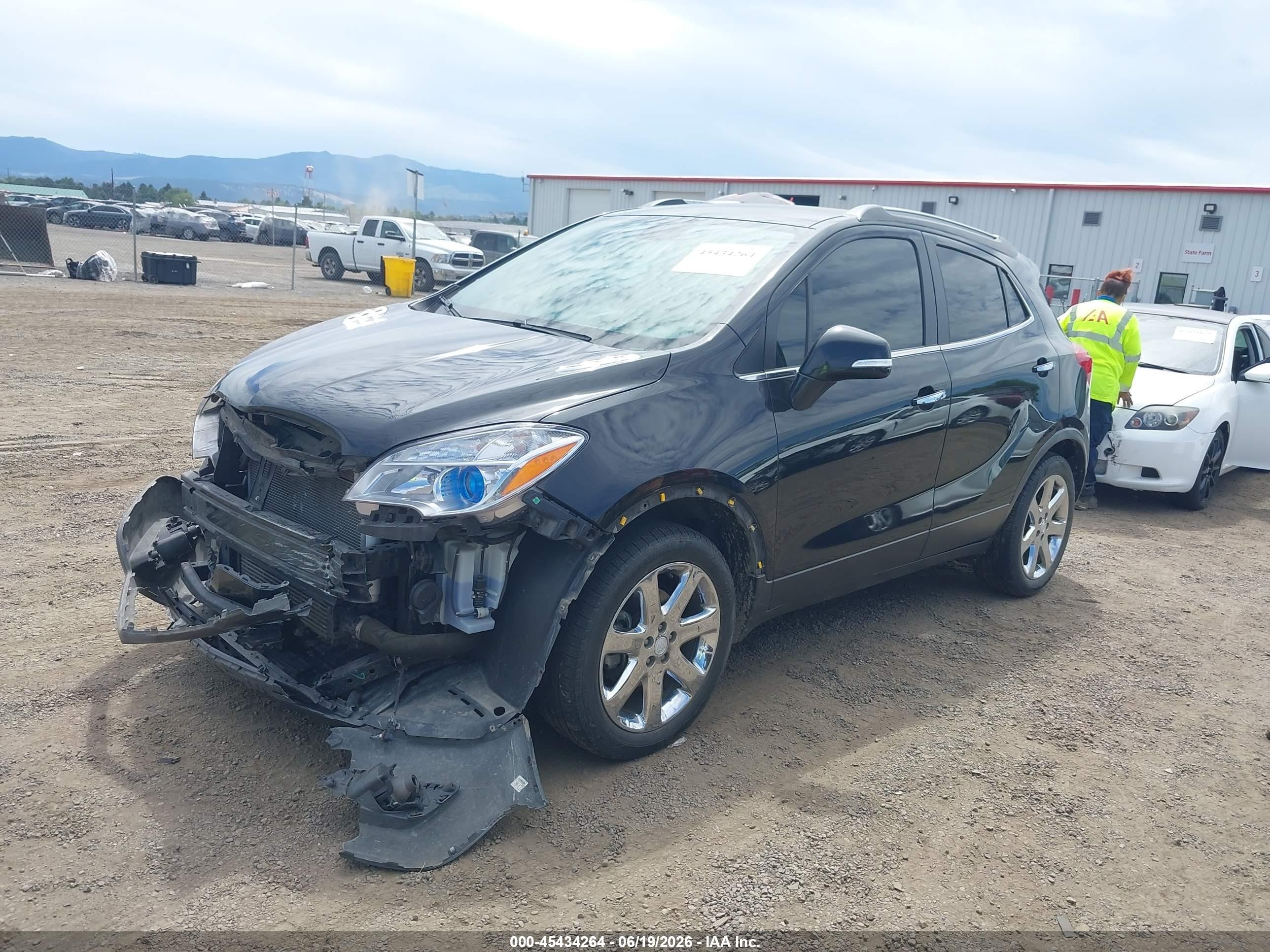 2014 Buick Encore Convenience Black vin: KL4CJFSB6EB625830