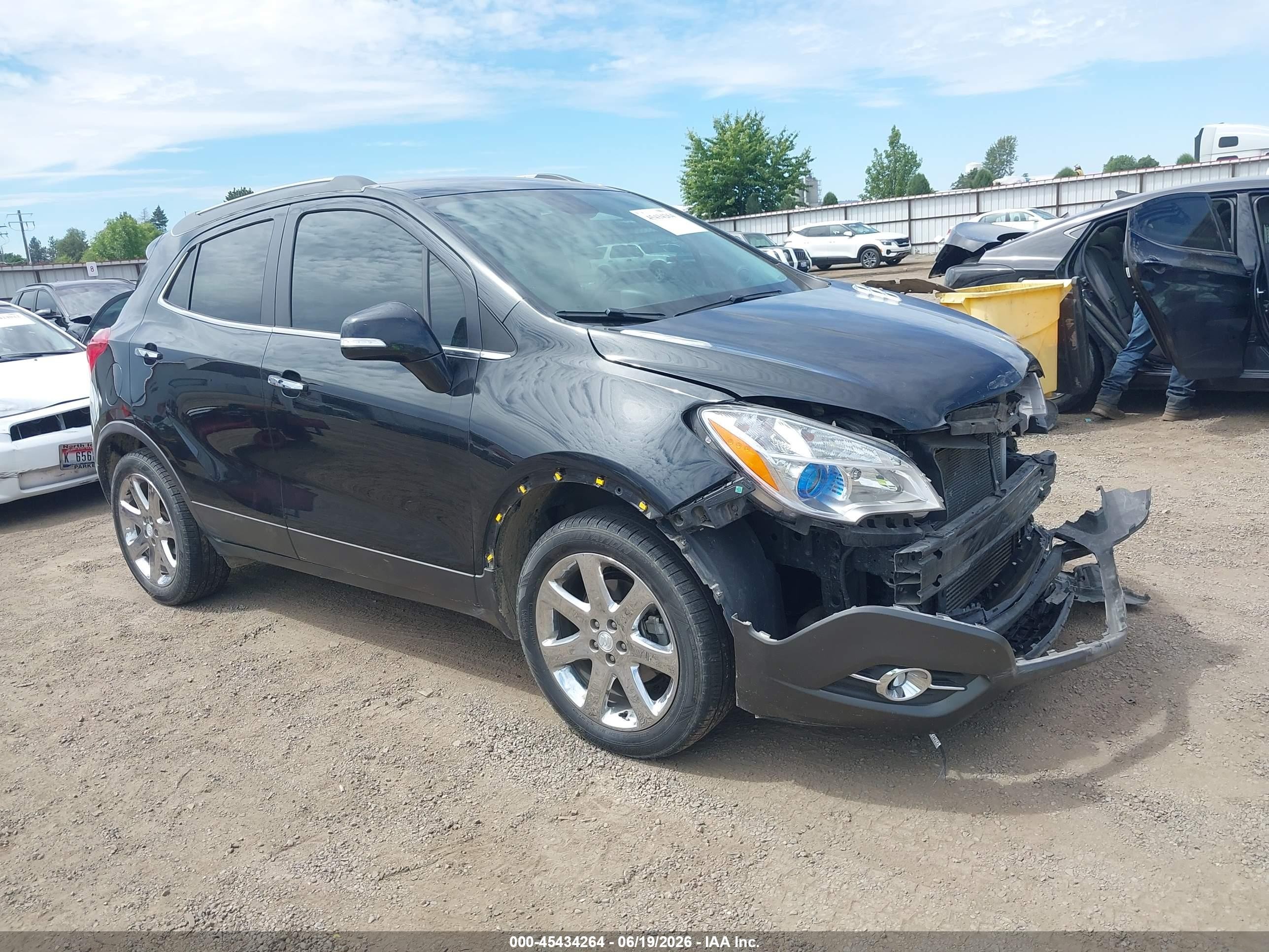 2014 Buick Encore Convenience Black vin: KL4CJFSB6EB625830