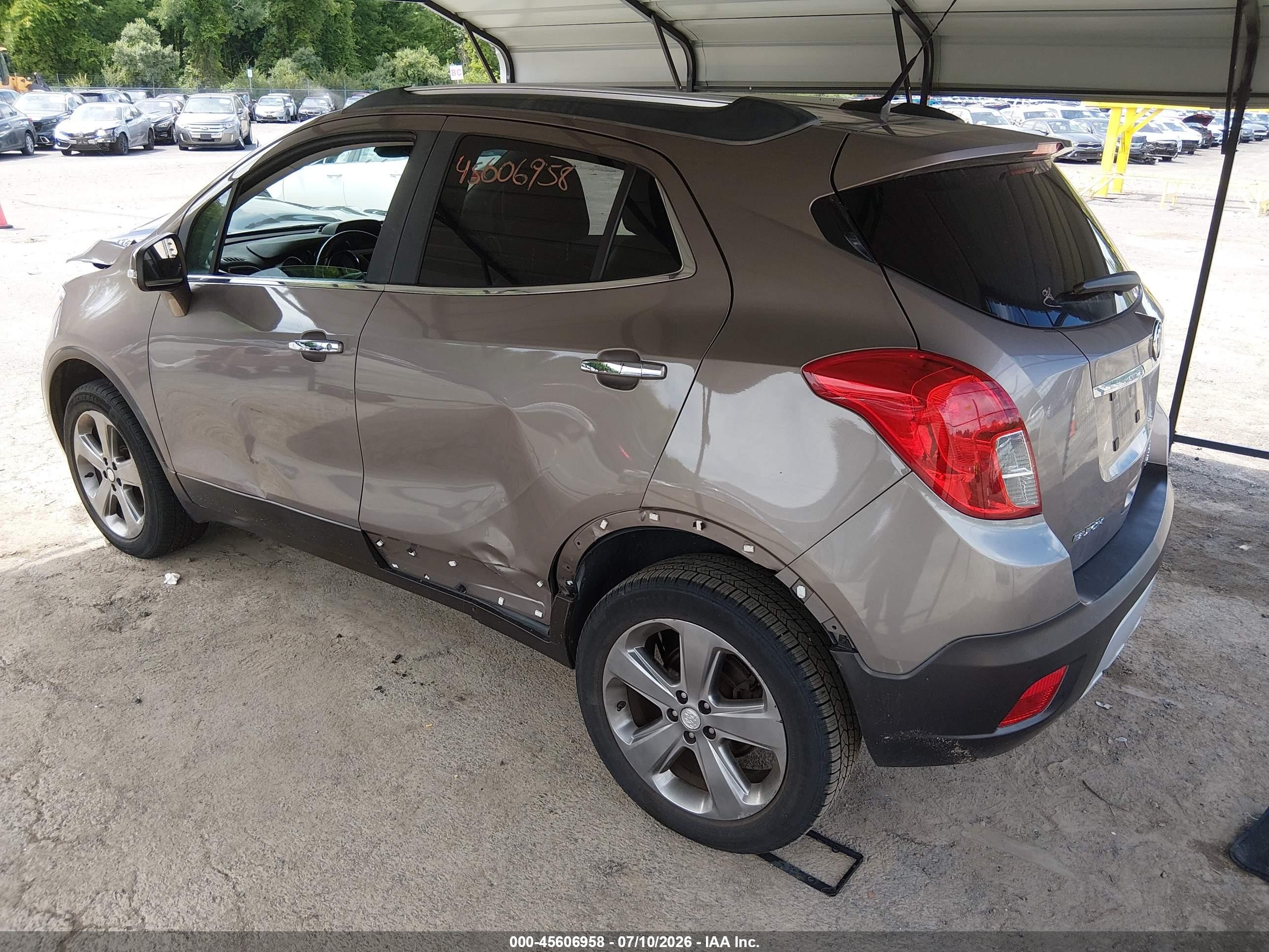 2014 Buick Encore Convenience Brown vin: KL4CJFSB6EB664286