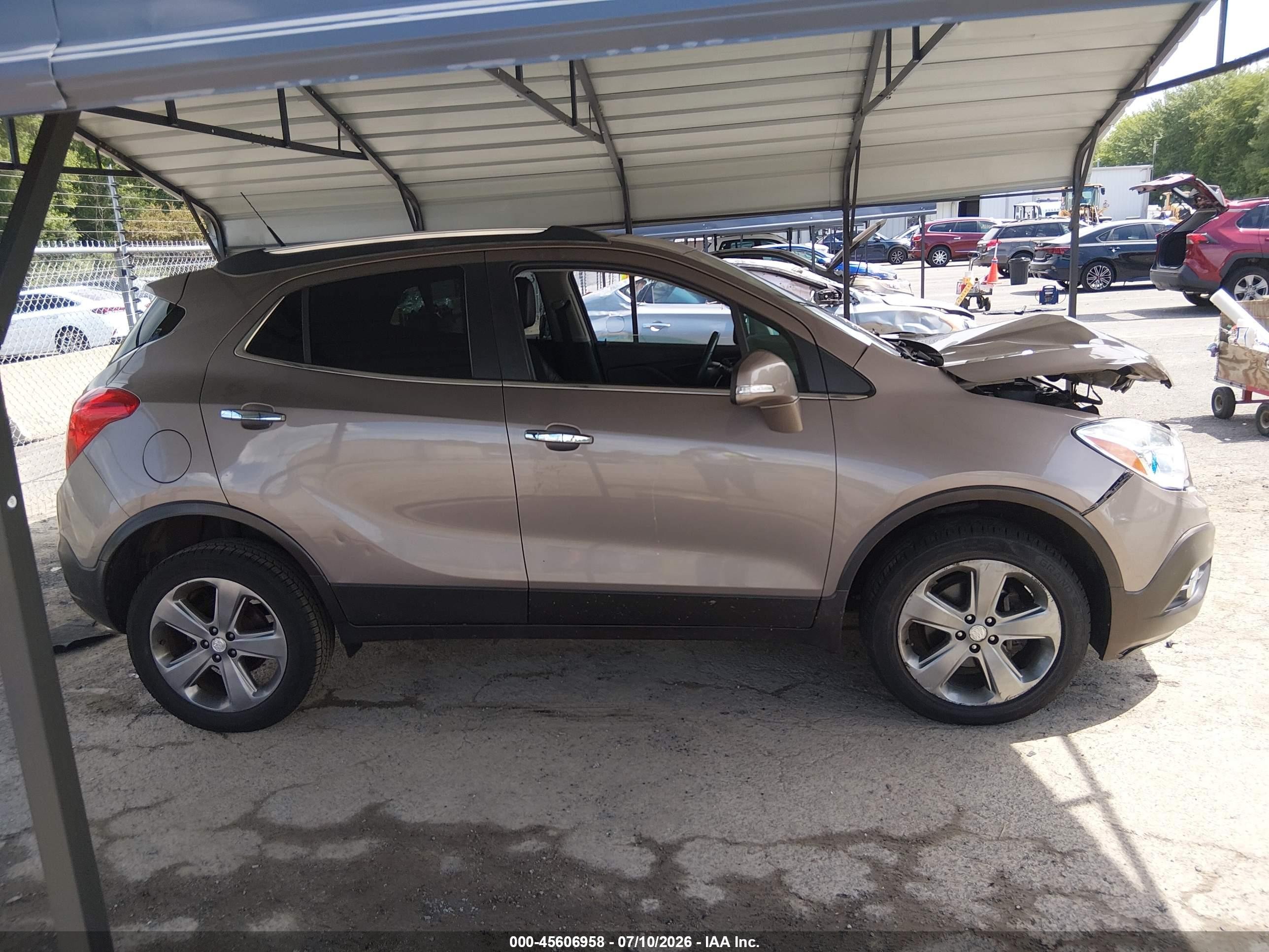 2014 Buick Encore Convenience Brown vin: KL4CJFSB6EB664286