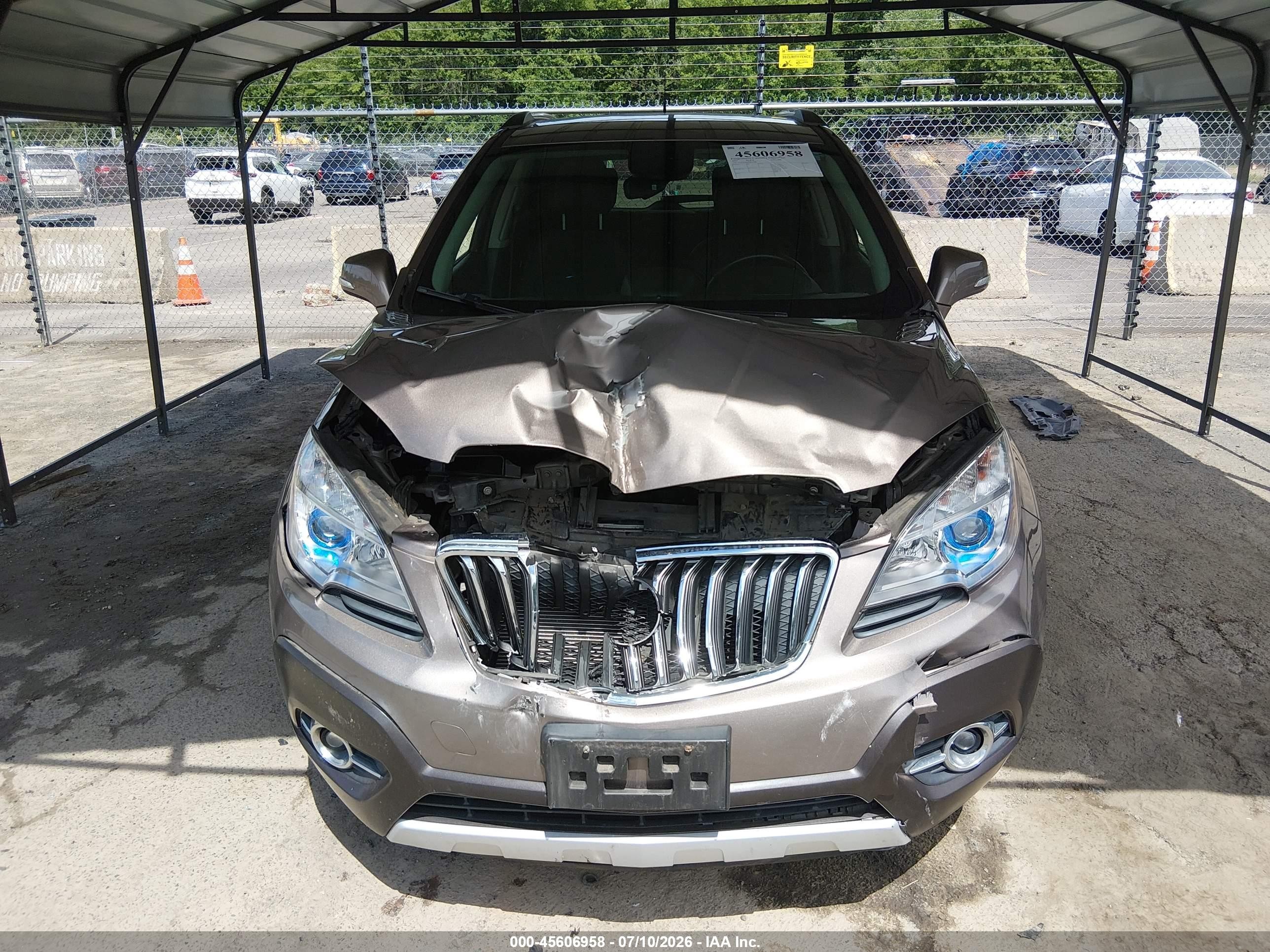 2014 Buick Encore Convenience Brown vin: KL4CJFSB6EB664286