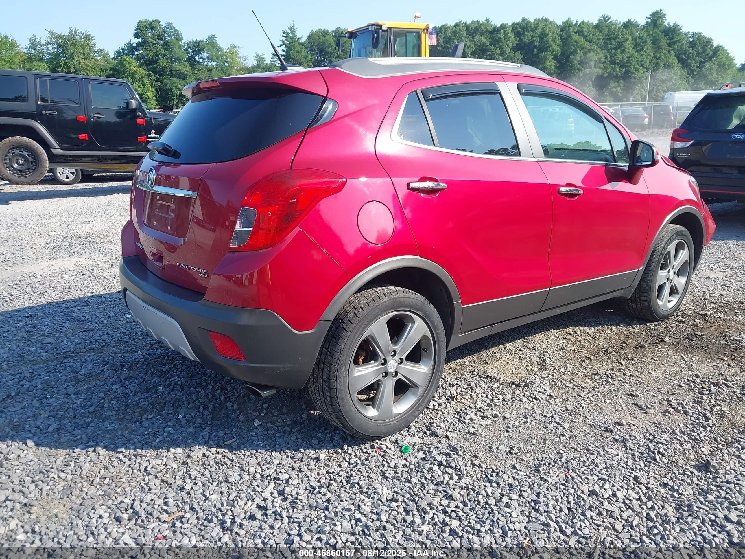 2014 Buick Encore Convenience Red vin: KL4CJFSB6EB783309