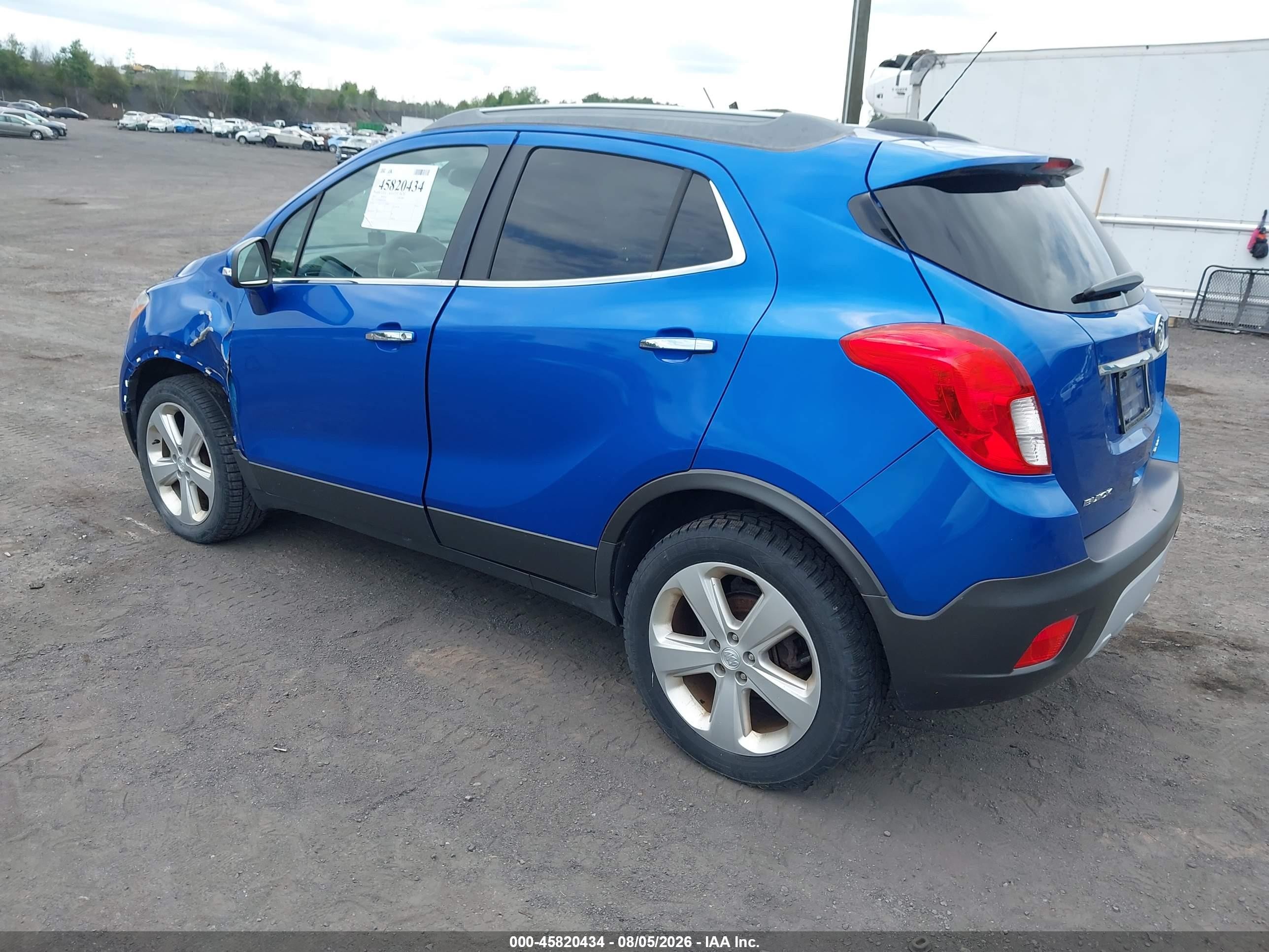 2015 Buick Encore Convenience Blue vin: KL4CJFSB6FB134935