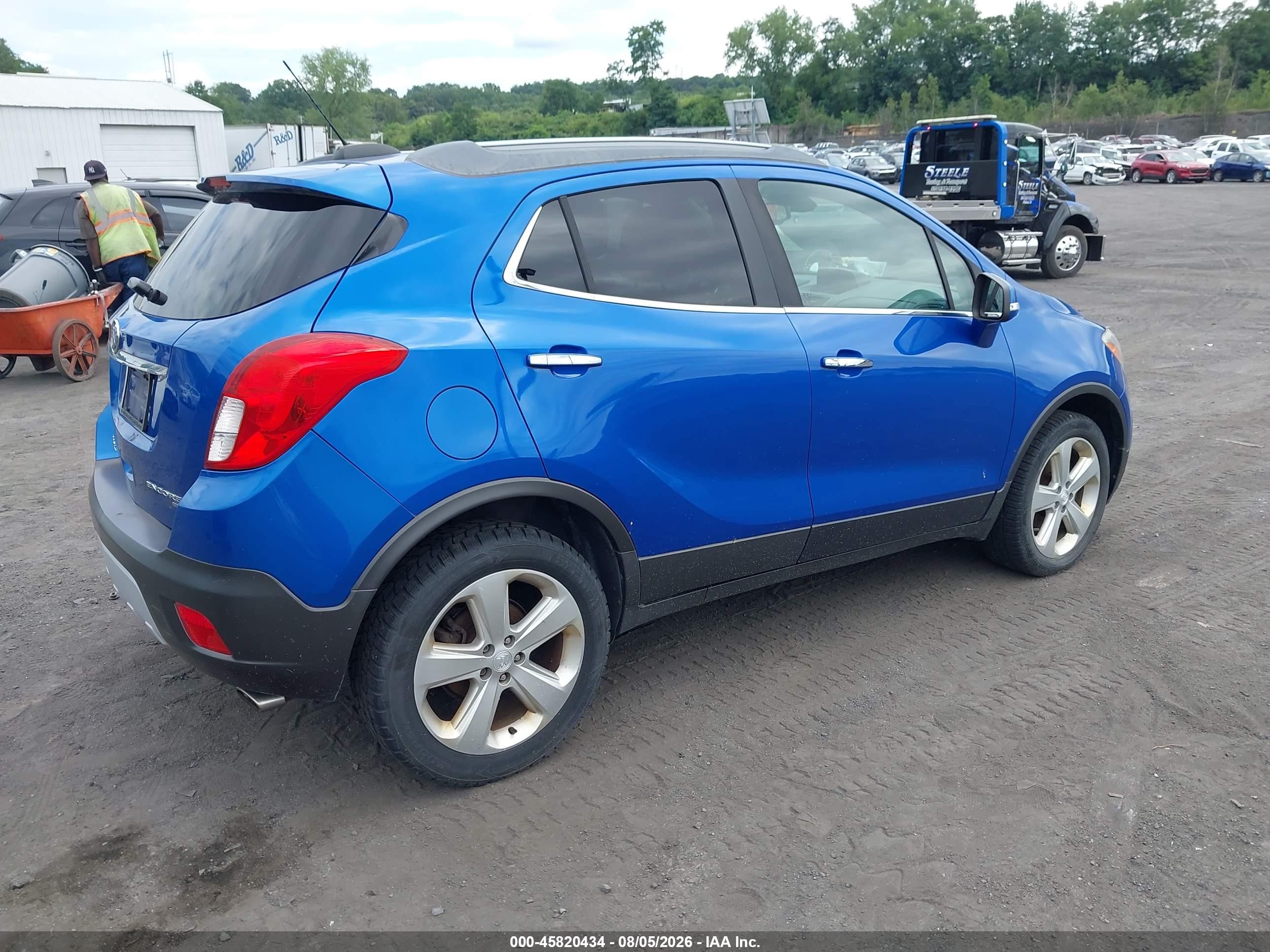 2015 Buick Encore Convenience Blue vin: KL4CJFSB6FB134935