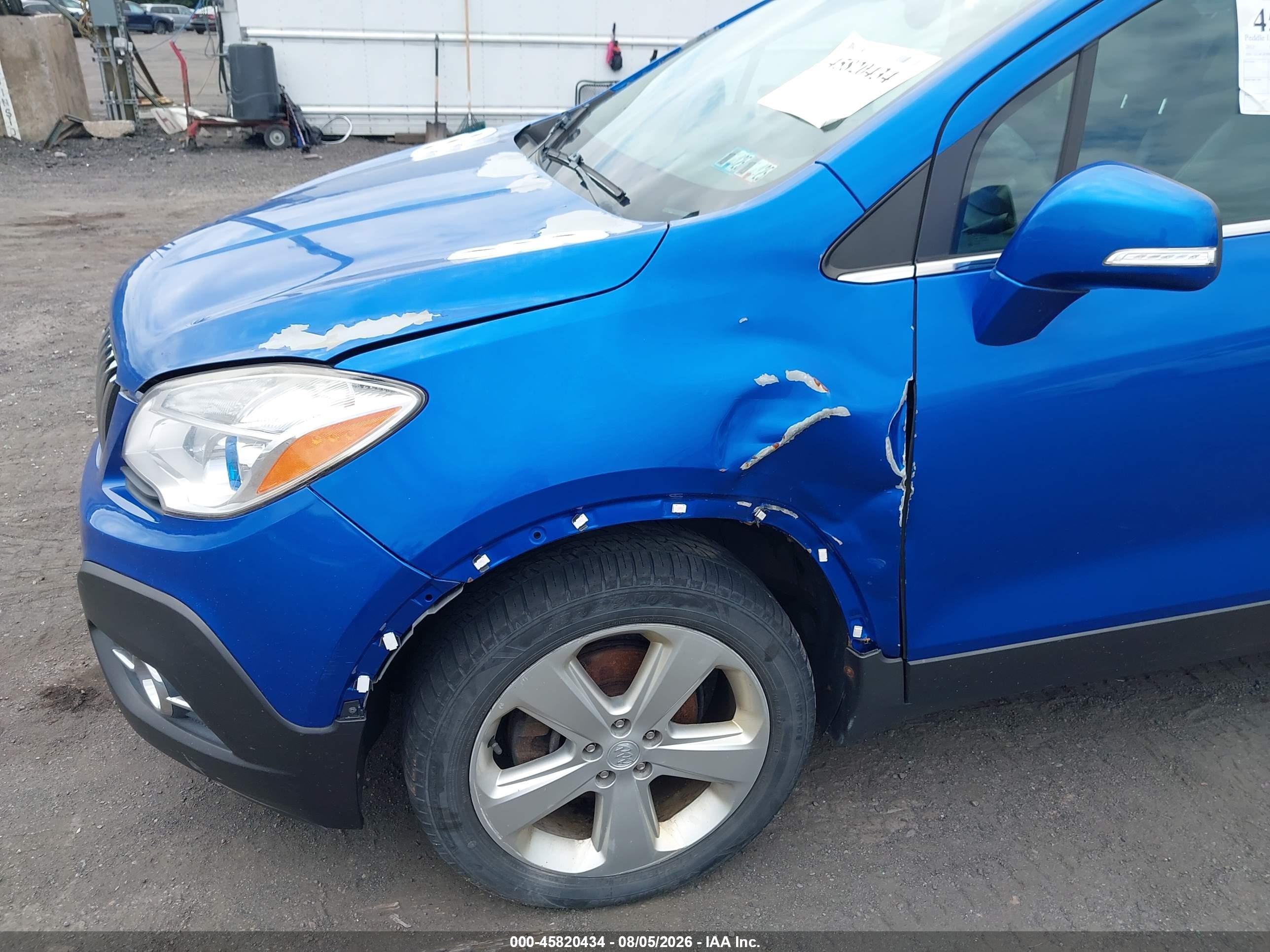 2015 Buick Encore Convenience Blue vin: KL4CJFSB6FB134935