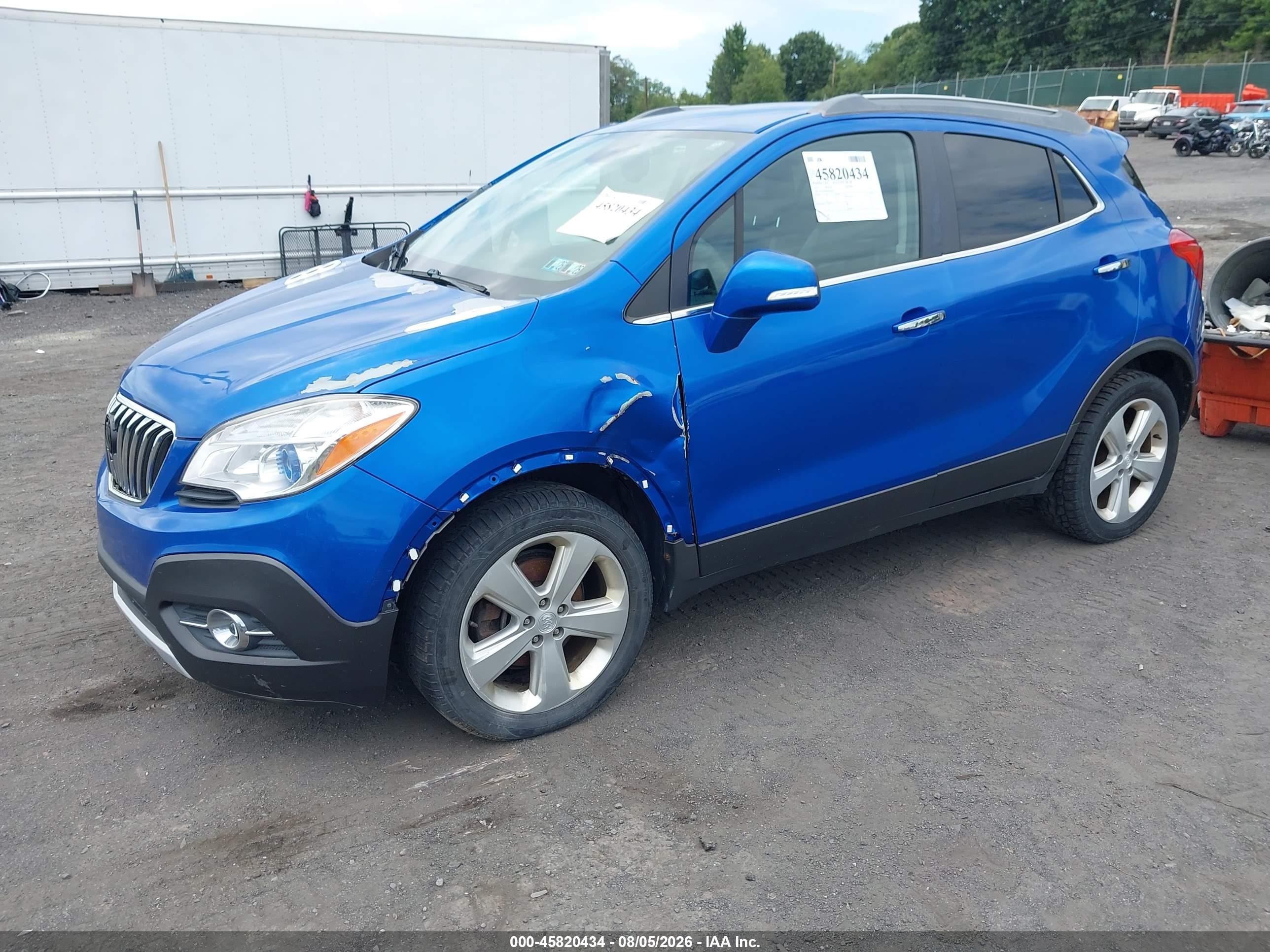 2015 Buick Encore Convenience Blue vin: KL4CJFSB6FB134935